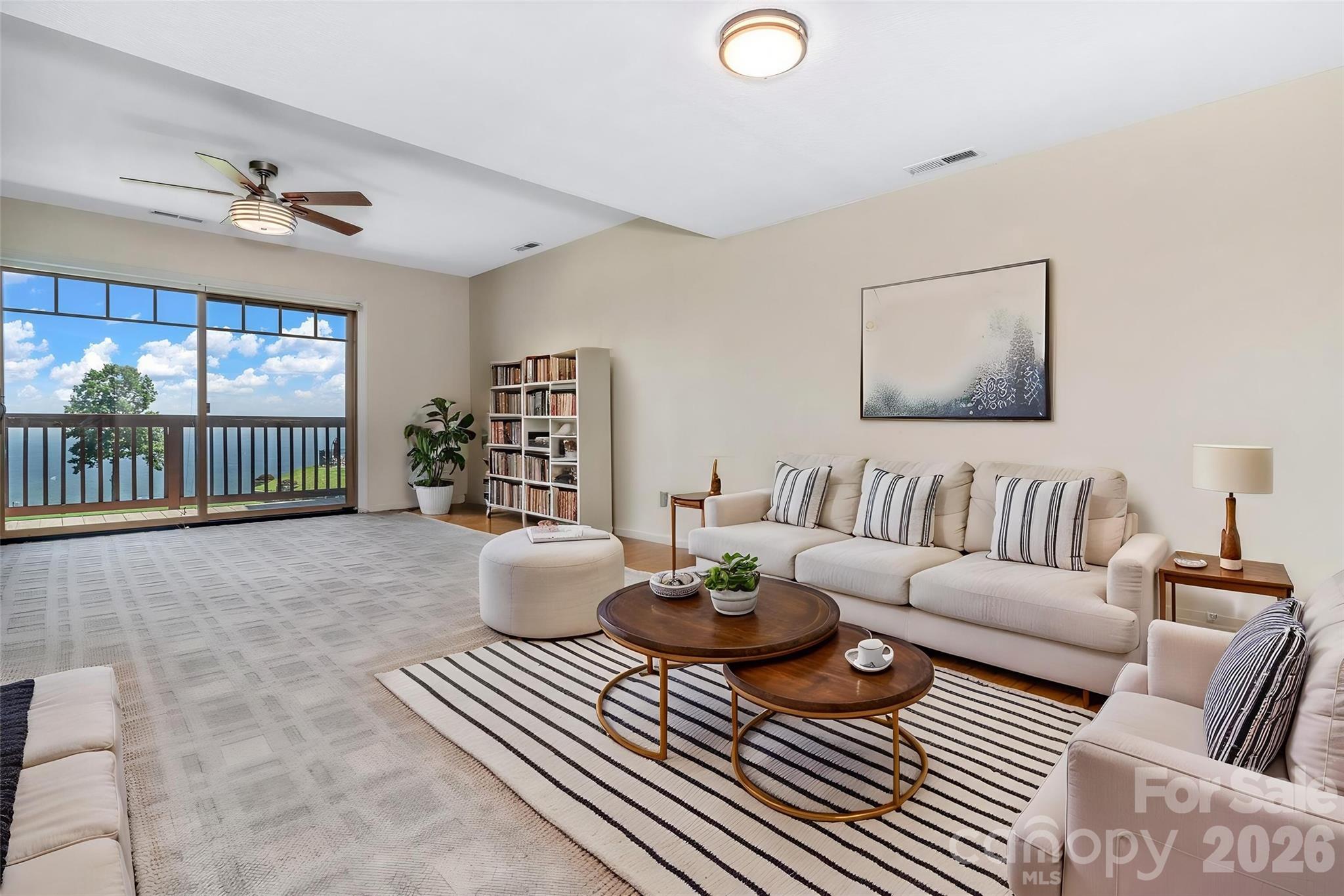 virtually staged living room - 2881 White Oak Mountain Road, Columbus