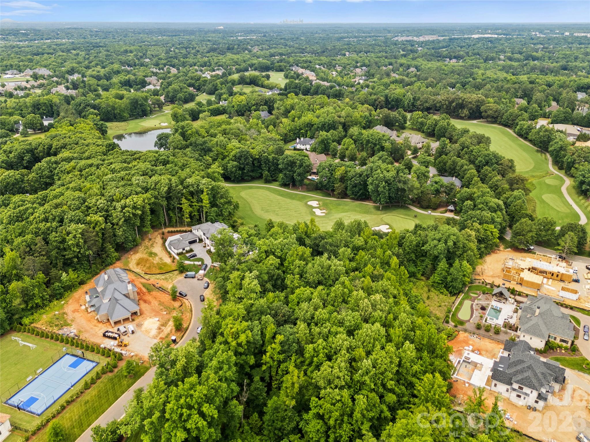 Drone view - 8706 Ruby Hill Court, Waxhaw