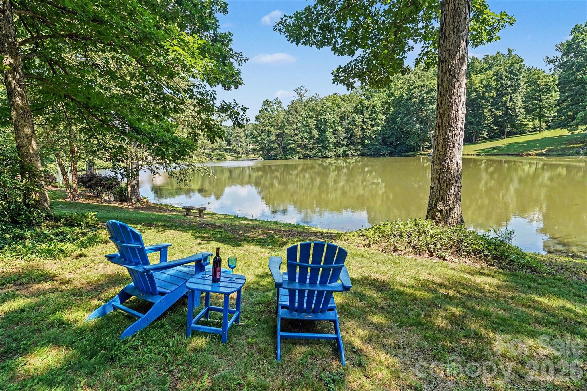 Great view of the 9 acre pond - 162 Twin Lakes Drive, Statesville