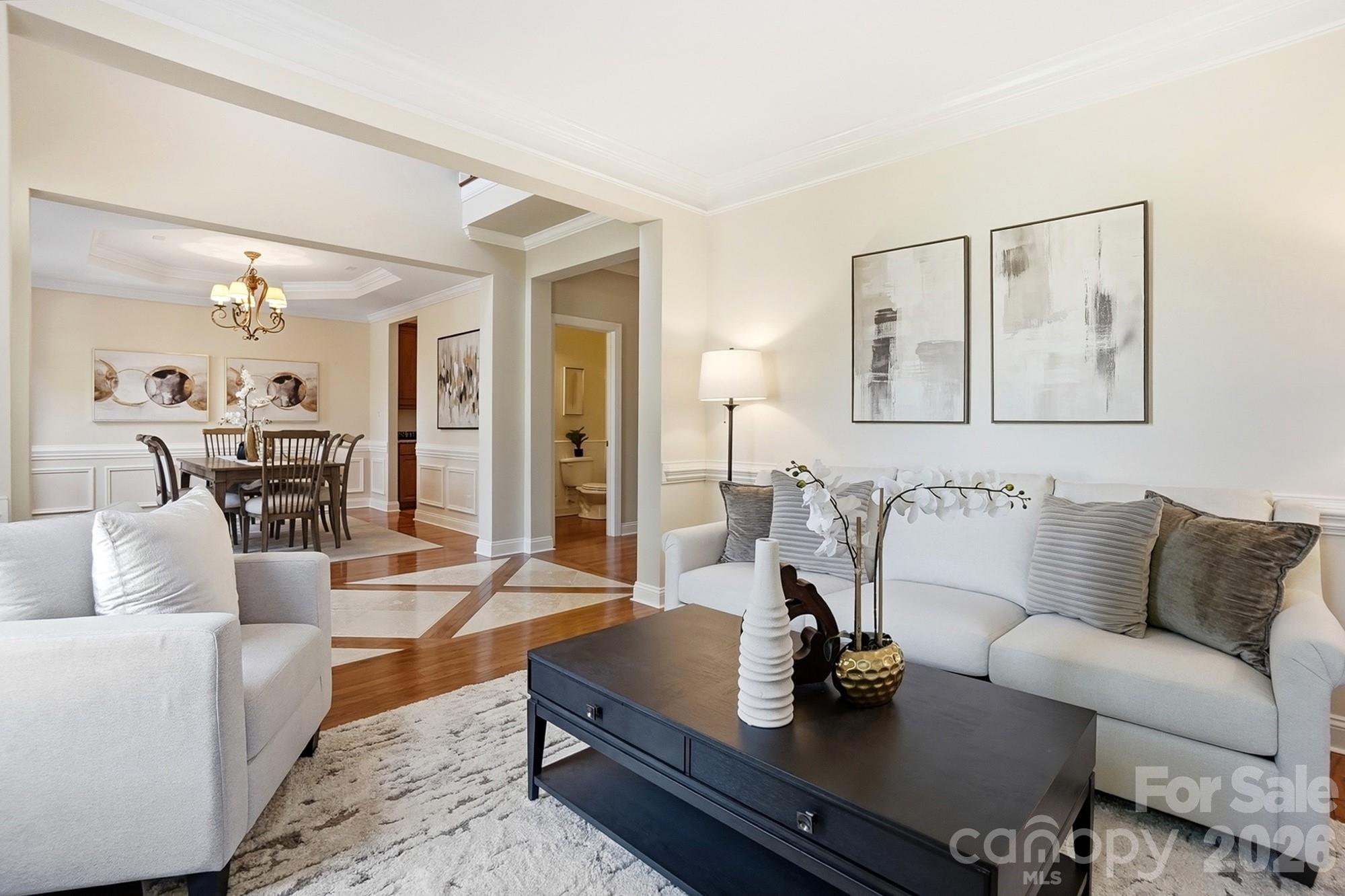 Relaxing living room - 507 Five Leaf Lane, Waxhaw