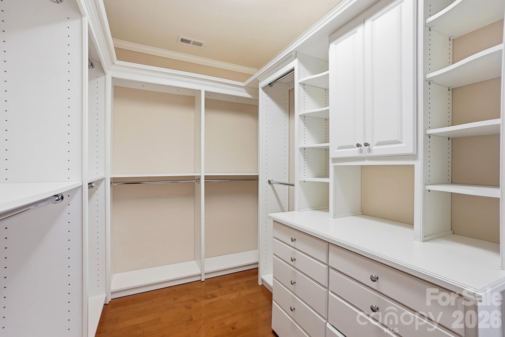 Primary closet - 507 Five Leaf Lane, Waxhaw