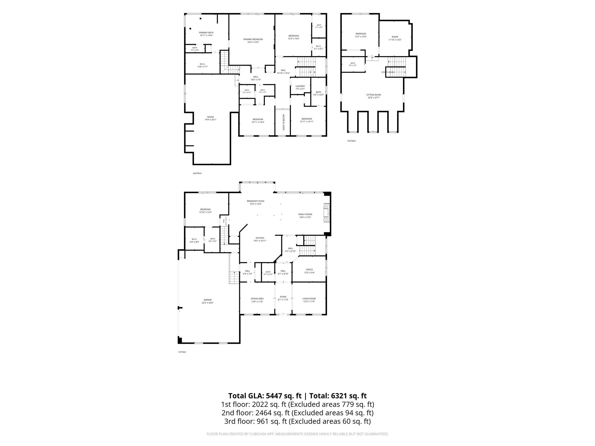 Full floor plan - 507 Five Leaf Lane, Waxhaw