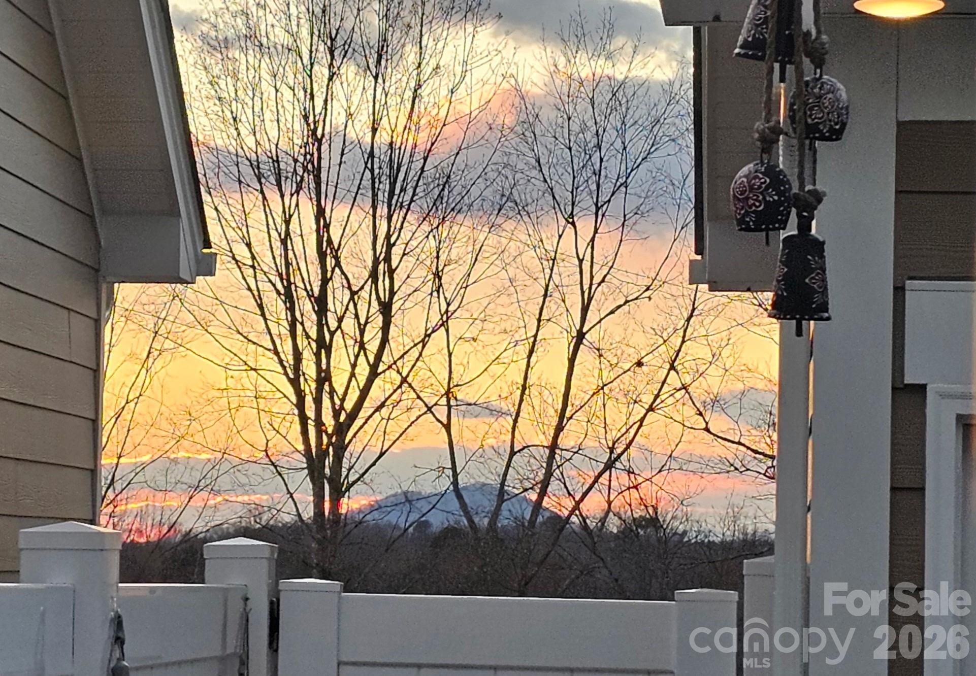 View in the Winter from courtyard - 2125 24th Street Lane SE, Hickory