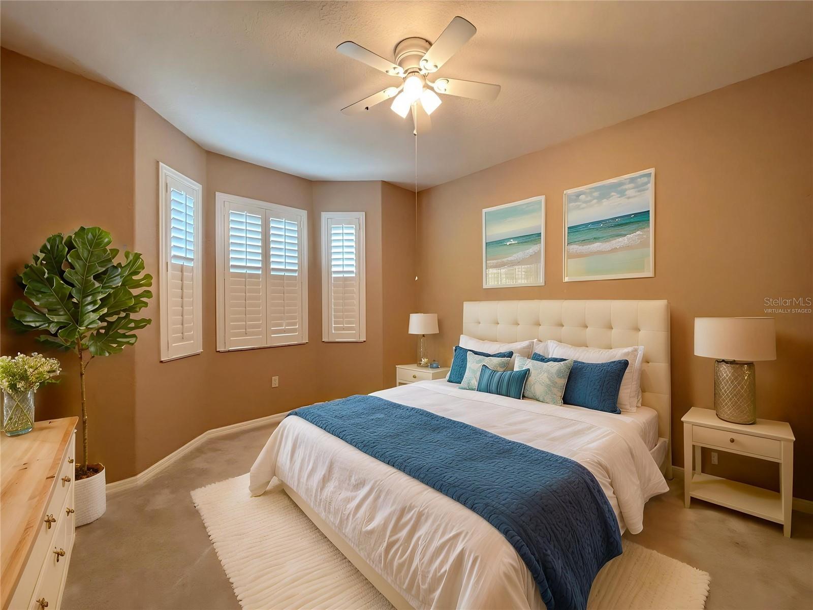 Guest Bedroom 1 Virtually Staged - 4577 BACK NINE DR, WINTER HAVEN