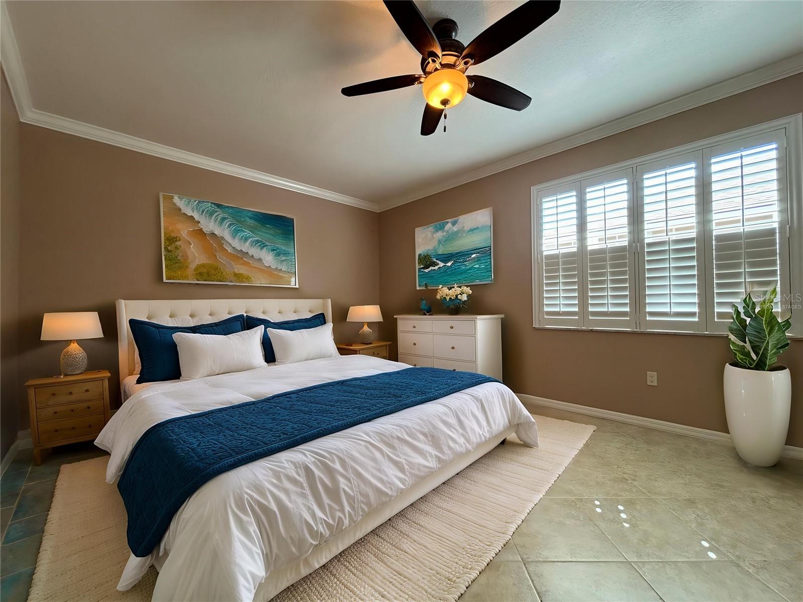 Primary Suite- Virtually Staged - 4577 BACK NINE DR, WINTER HAVEN