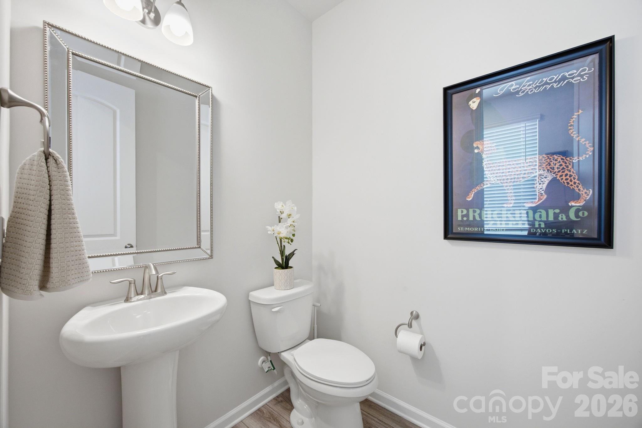 Upper Floor Half Bath - 169 Marron Drive, Indian Trail