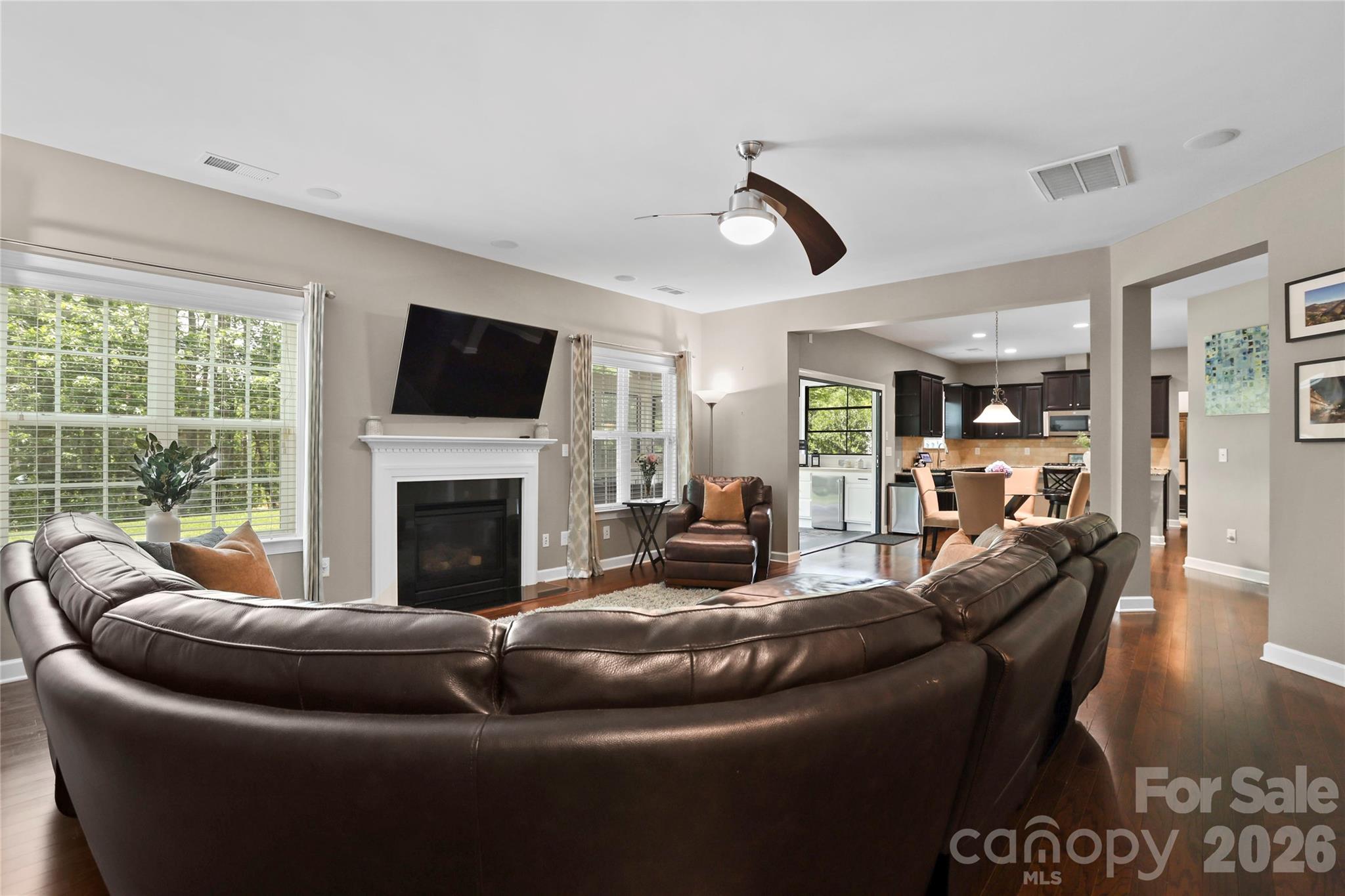 Family Room - 2412 Hamlet Court, Matthews