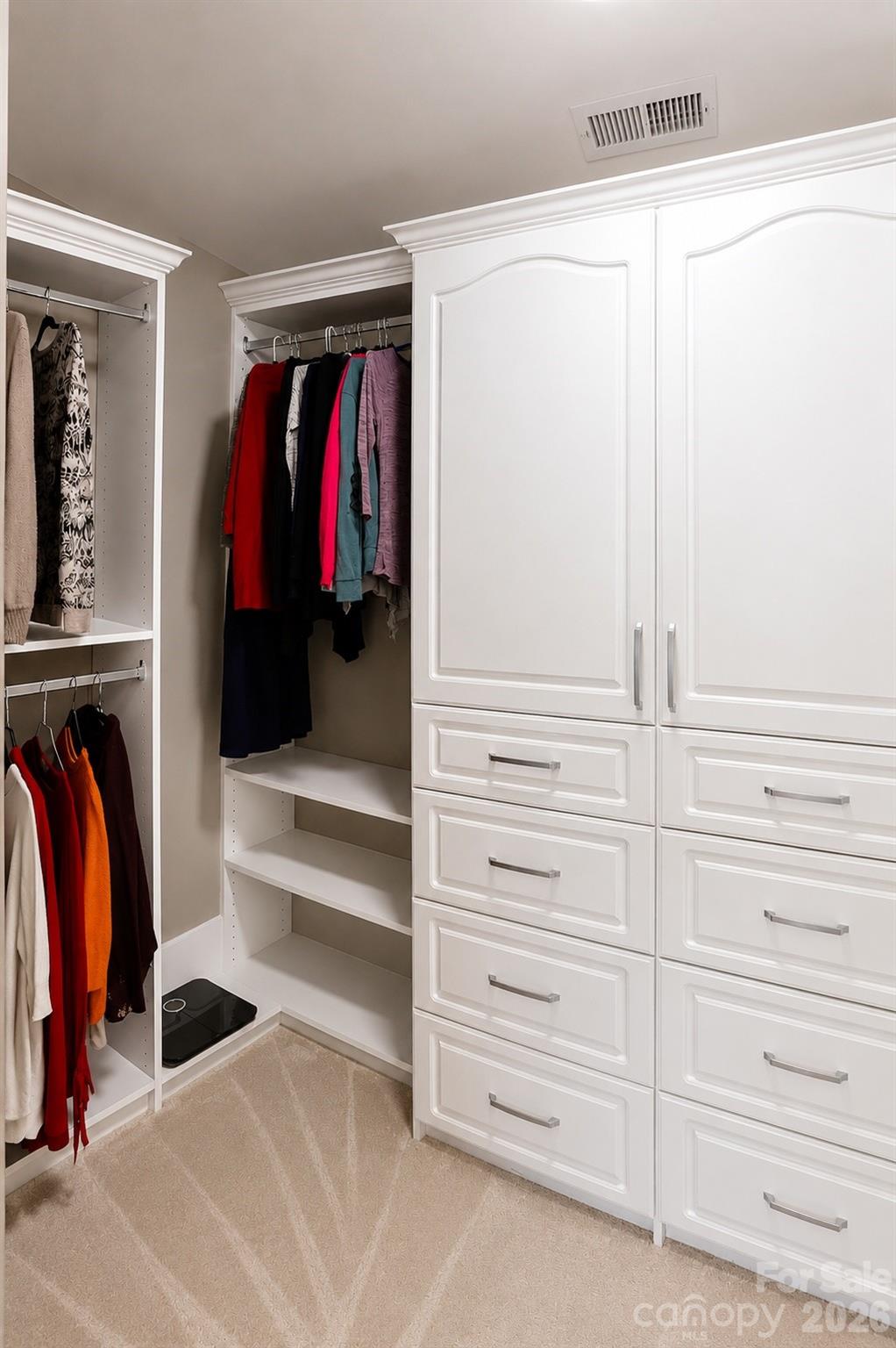Primary closet - 2412 Hamlet Court, Matthews