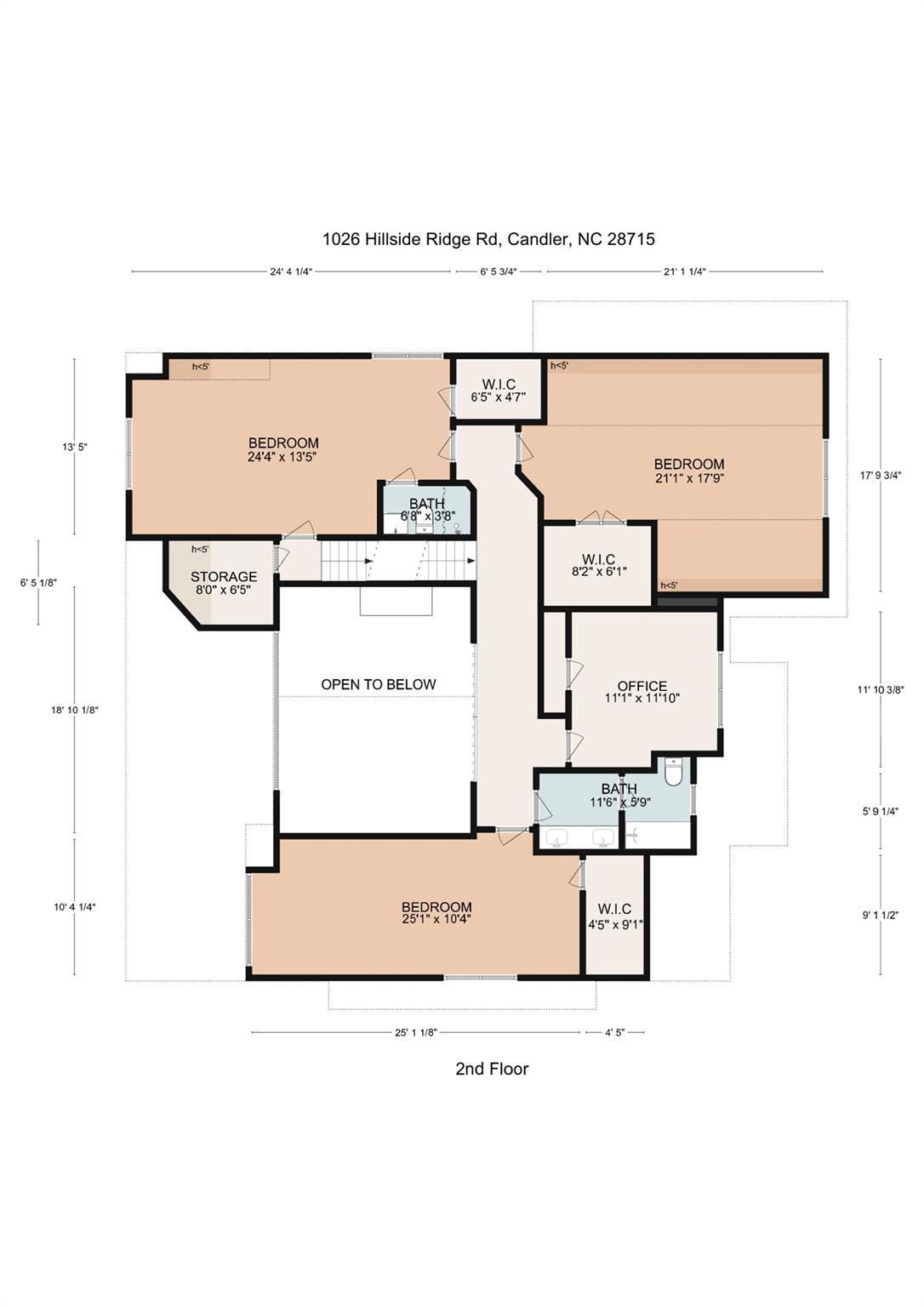 Single Family Residence at 1026 Hillside Ridge Road, Candler, photo 46 of 48