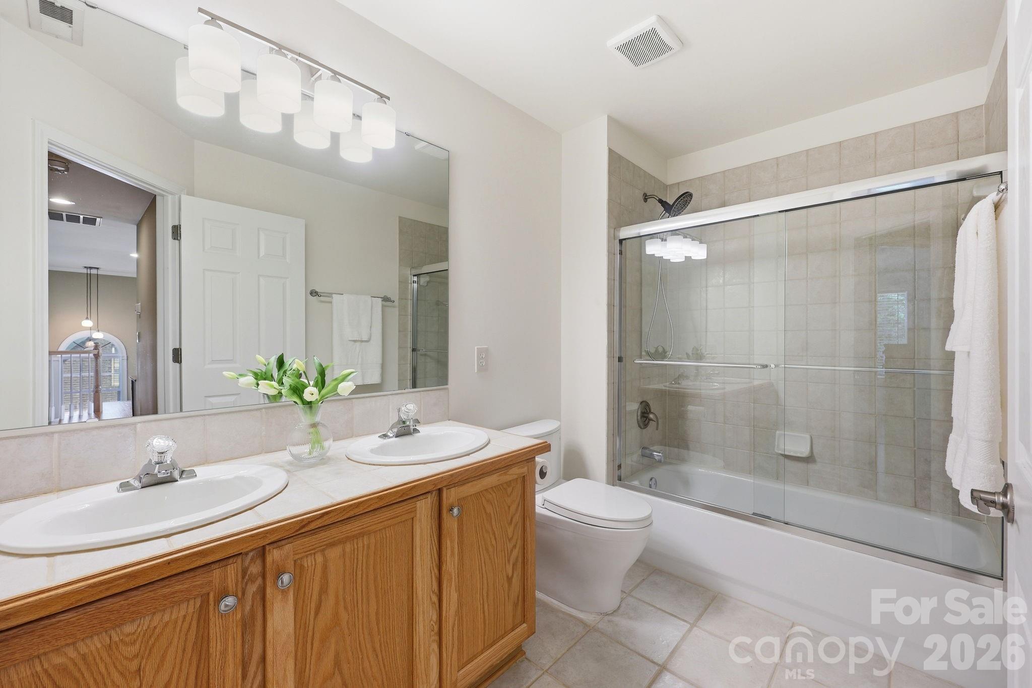 full bathroom - second floor - new toto toilet and lighting - 9329 Uxbridge Lane, Huntersville