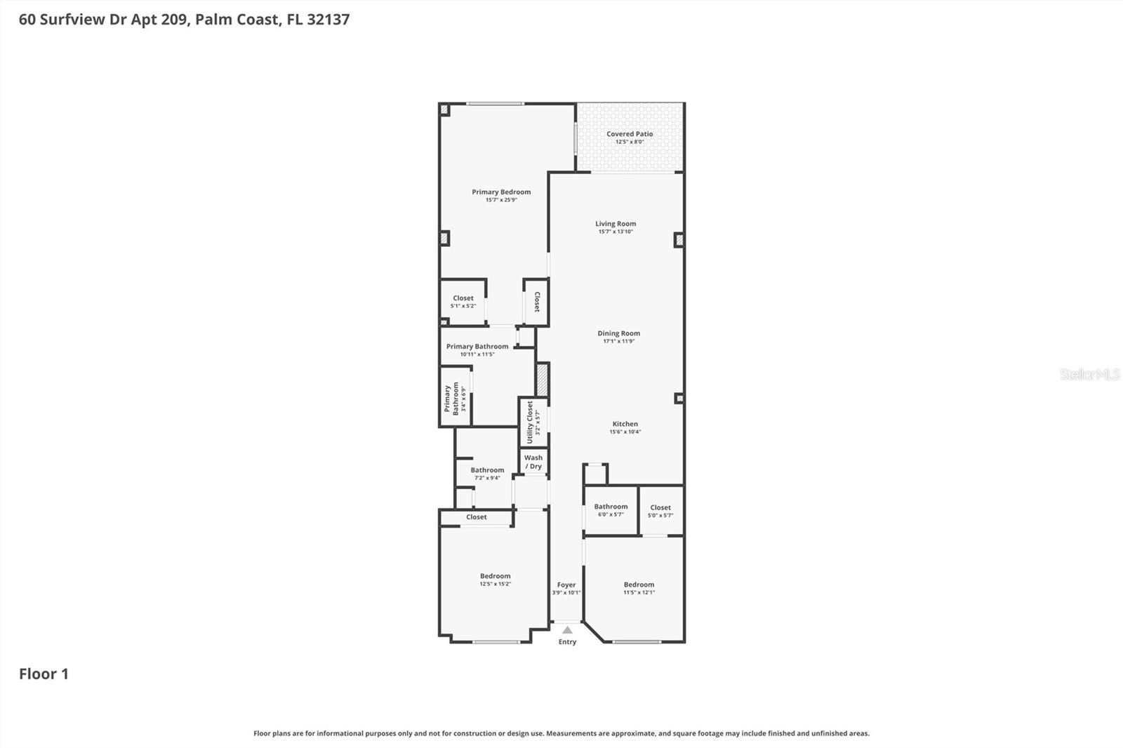 Condominium at 60 SURFVIEW DR #206, PALM COAST, photo 25 of 63