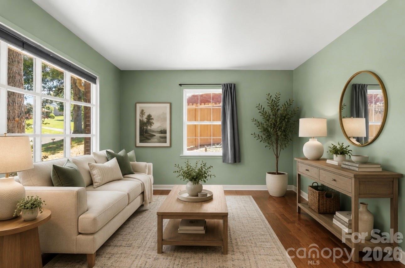 AI Virtually Staged-Ceiling virtually painted white - 2951 7th Street Drive NE, Hickory