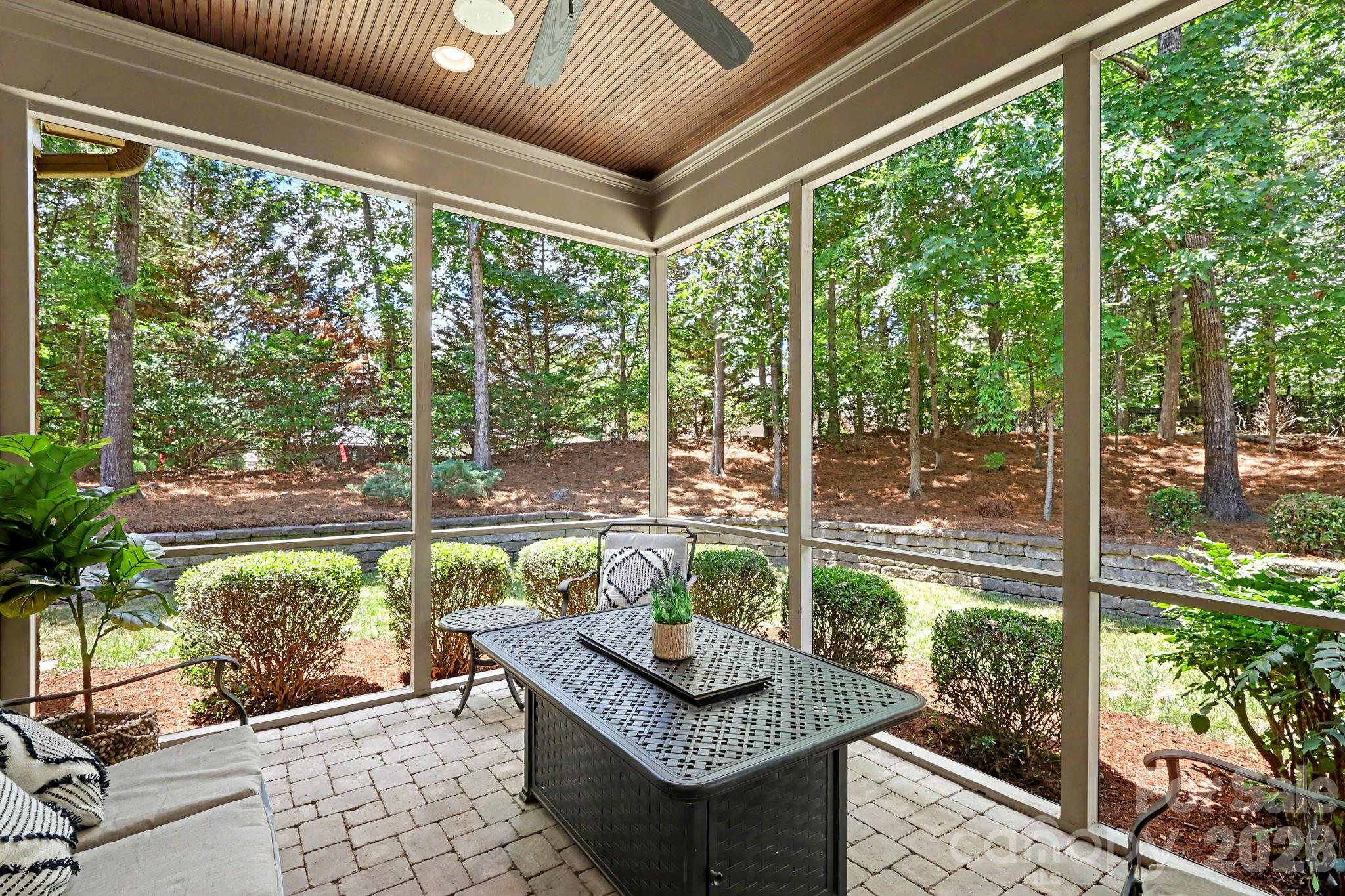 Screen porch off kitchen - 508 Hideaway Ridge Court, Matthews