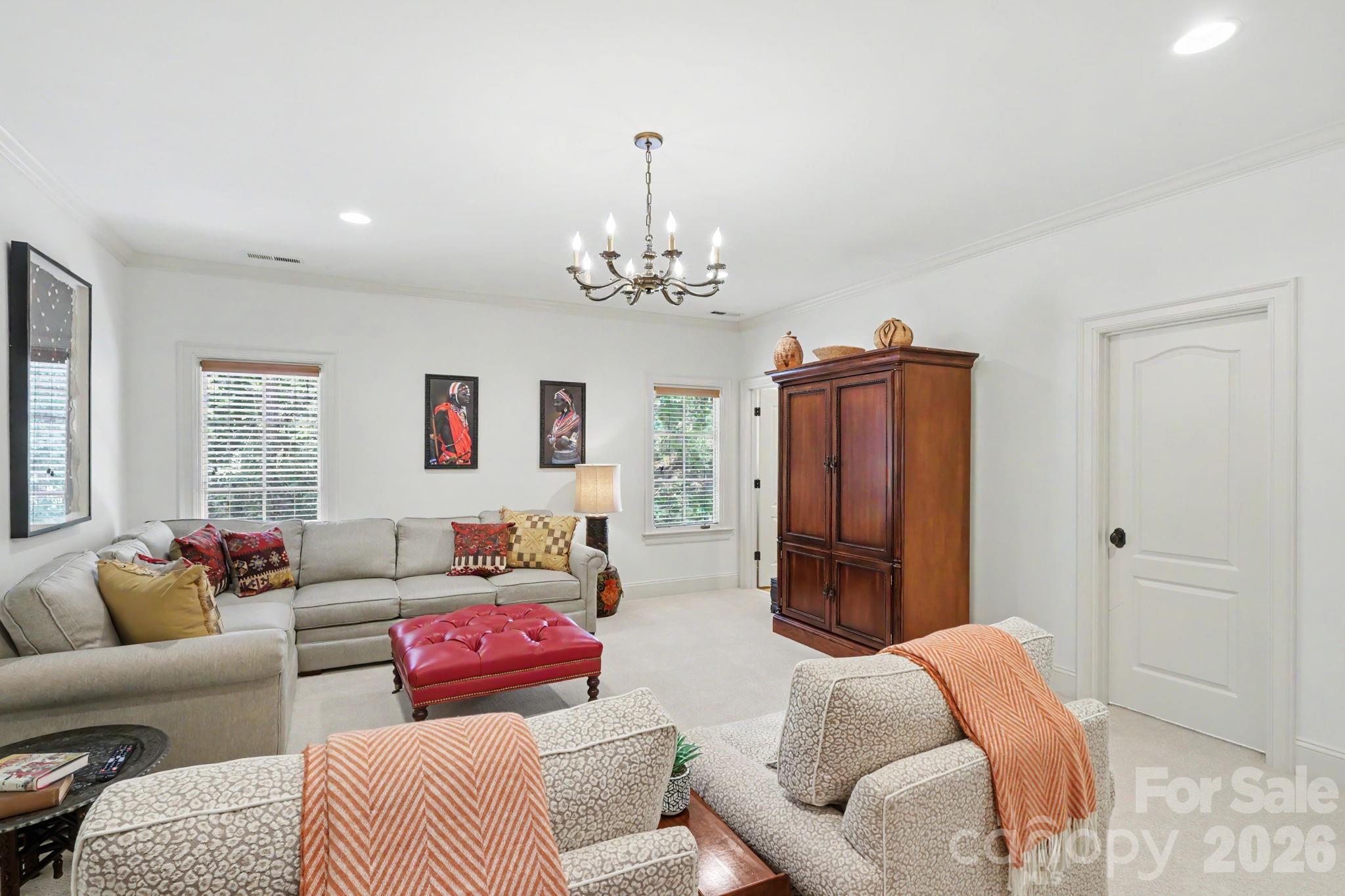 5th Bed/Bonus with full bath and walk-in closet - 508 Hideaway Ridge Court, Matthews