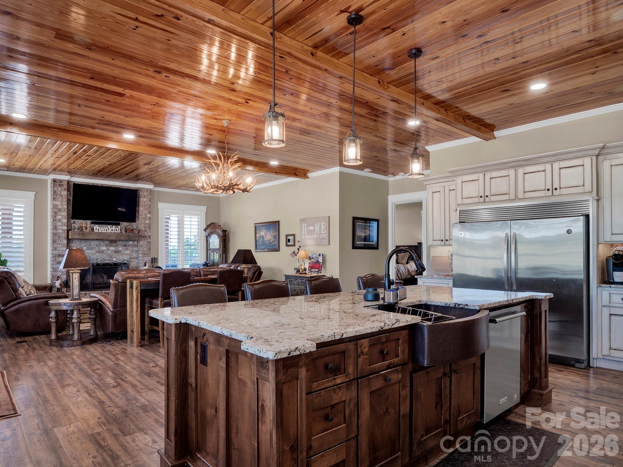 Kitchen/Living Room - 4030 Union Church Road, Peachland