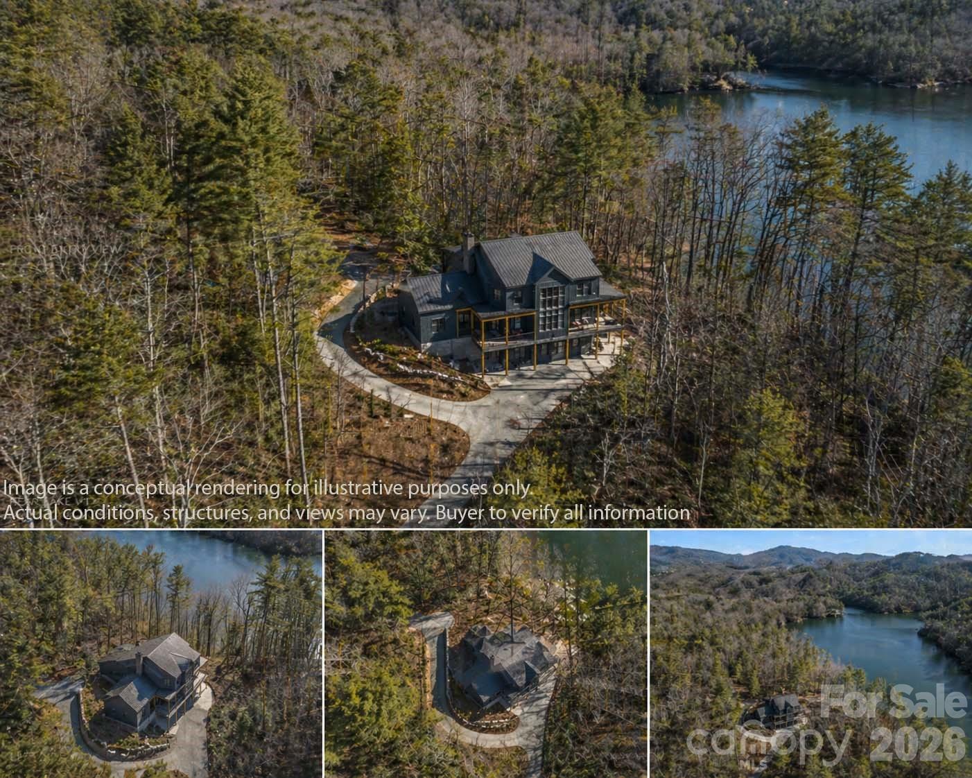 house rendering - TBD Trailside Court, Brevard