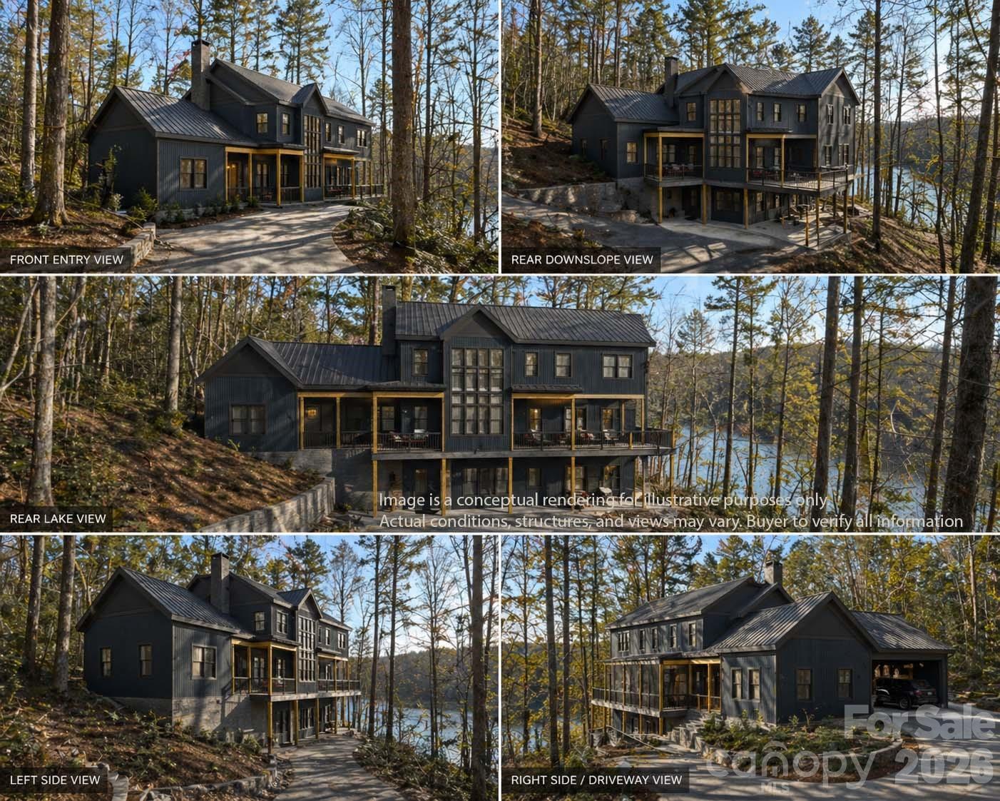 house rendering - TBD Trailside Court, Brevard