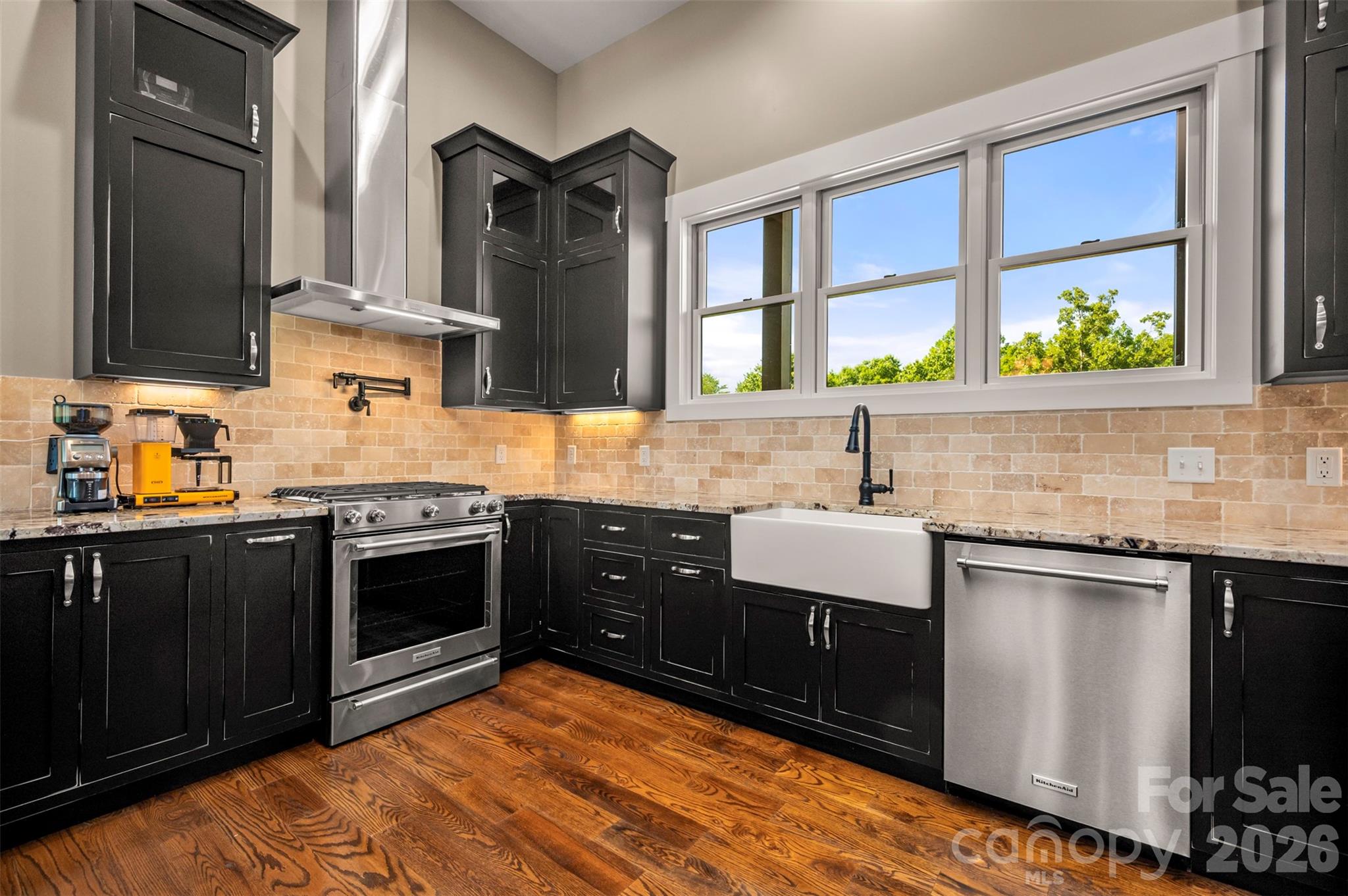 Upscale appliances in this custom kitchen - 398 Mapleton Lane, Columbus
