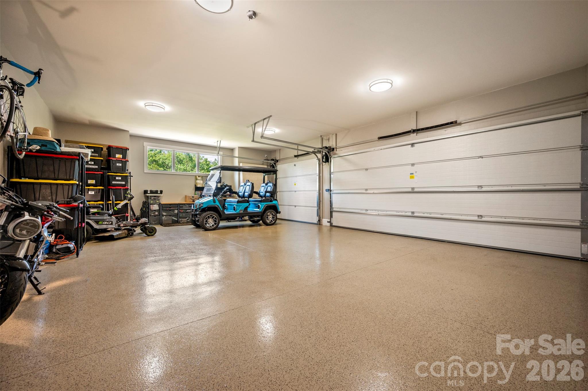 Large three car garage with electric car charging plug - 398 Mapleton Lane, Columbus