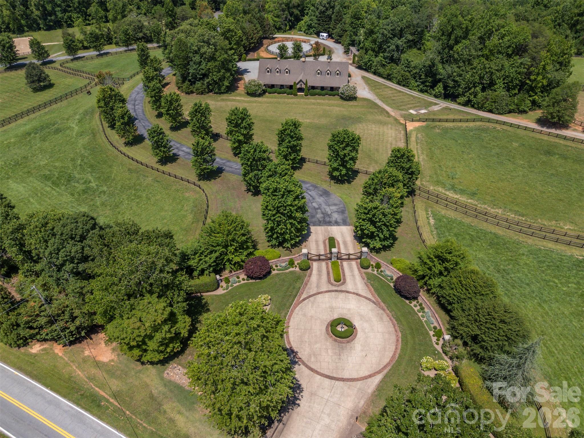 Gated community entrance off Landrum Road - 398 Mapleton Lane, Columbus