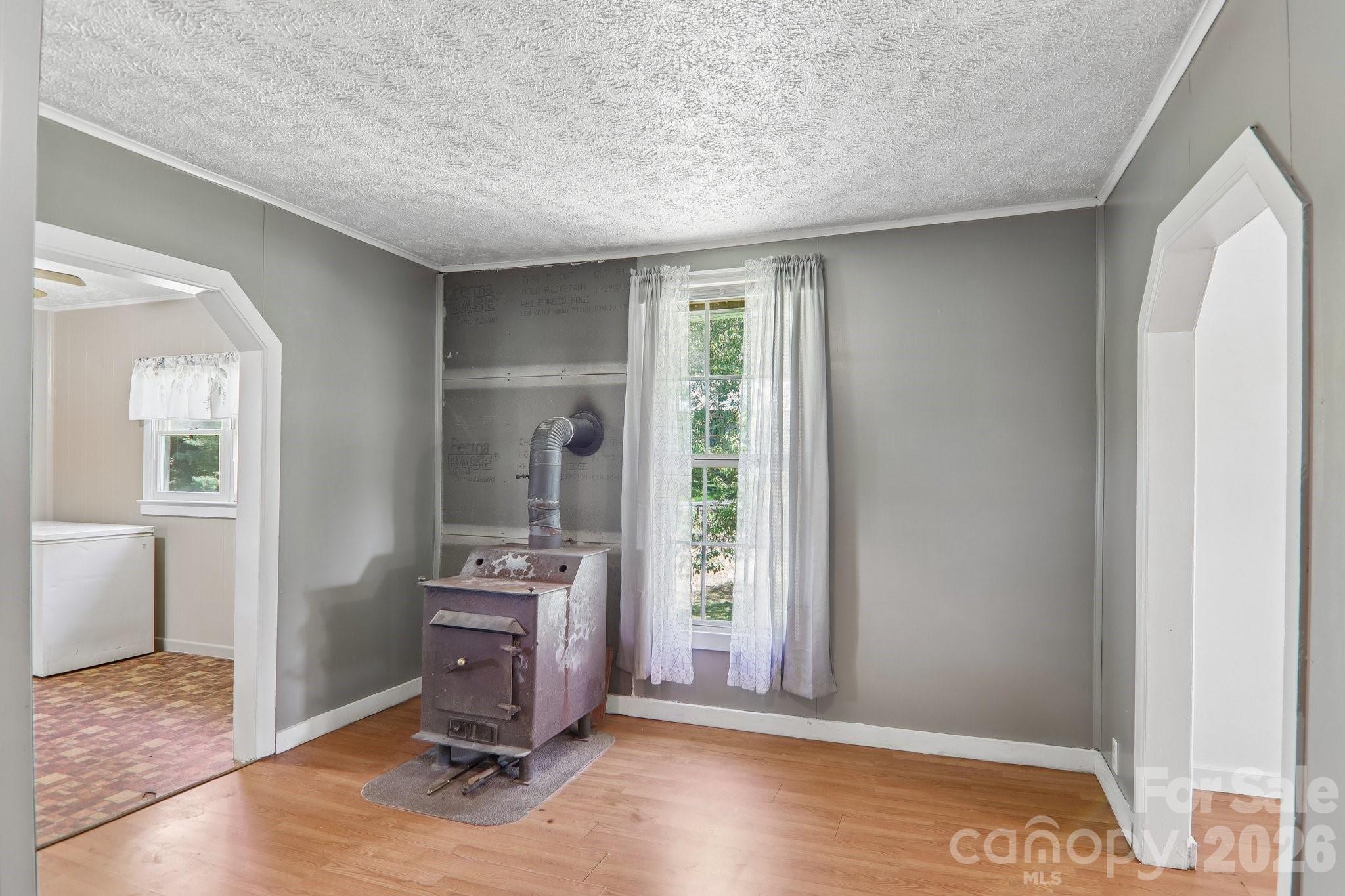 Woodstove used by sellers - 414 Skyline Drive, Canton