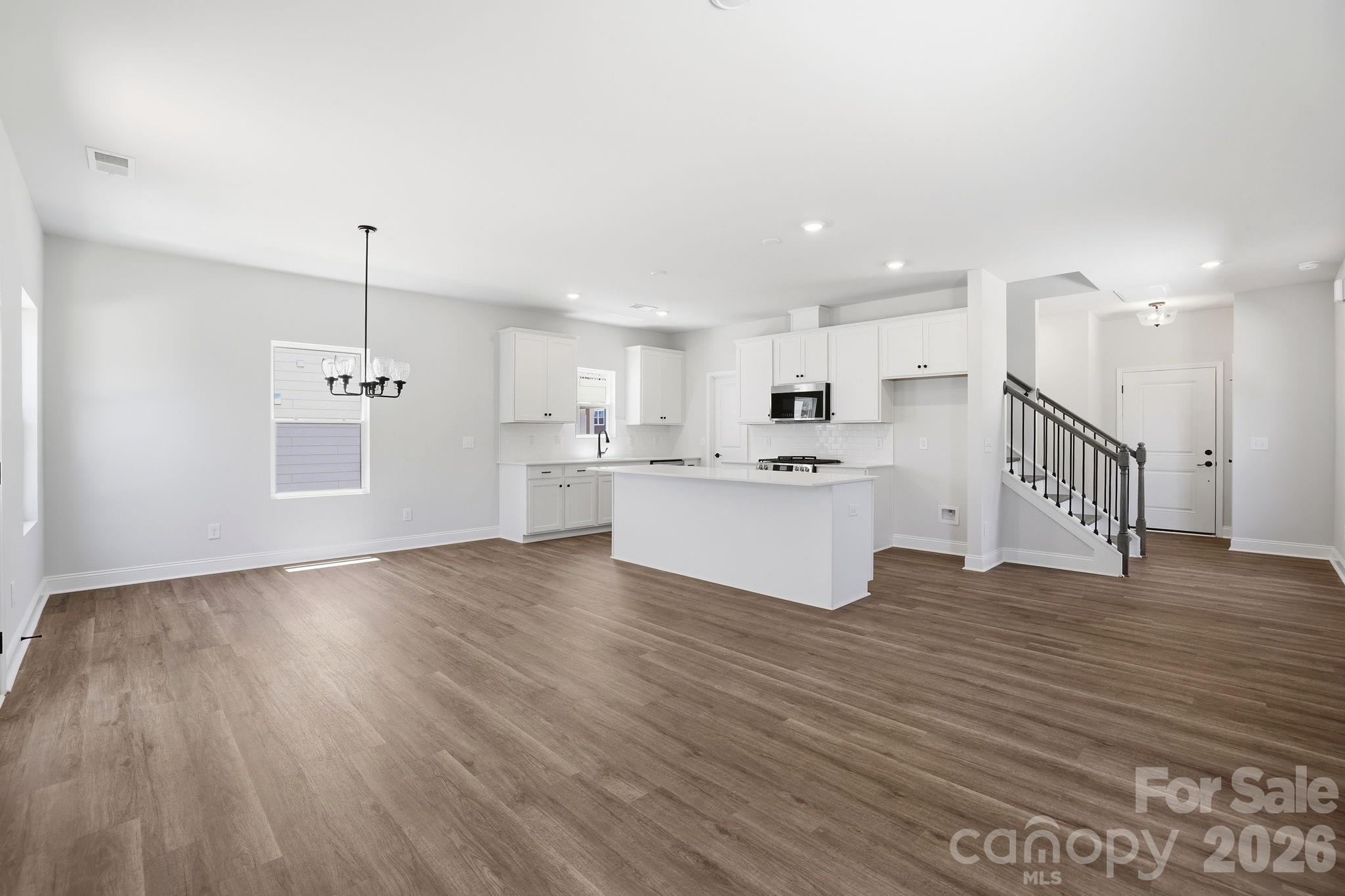 Open living area - 4009 Grommet Court, Matthews