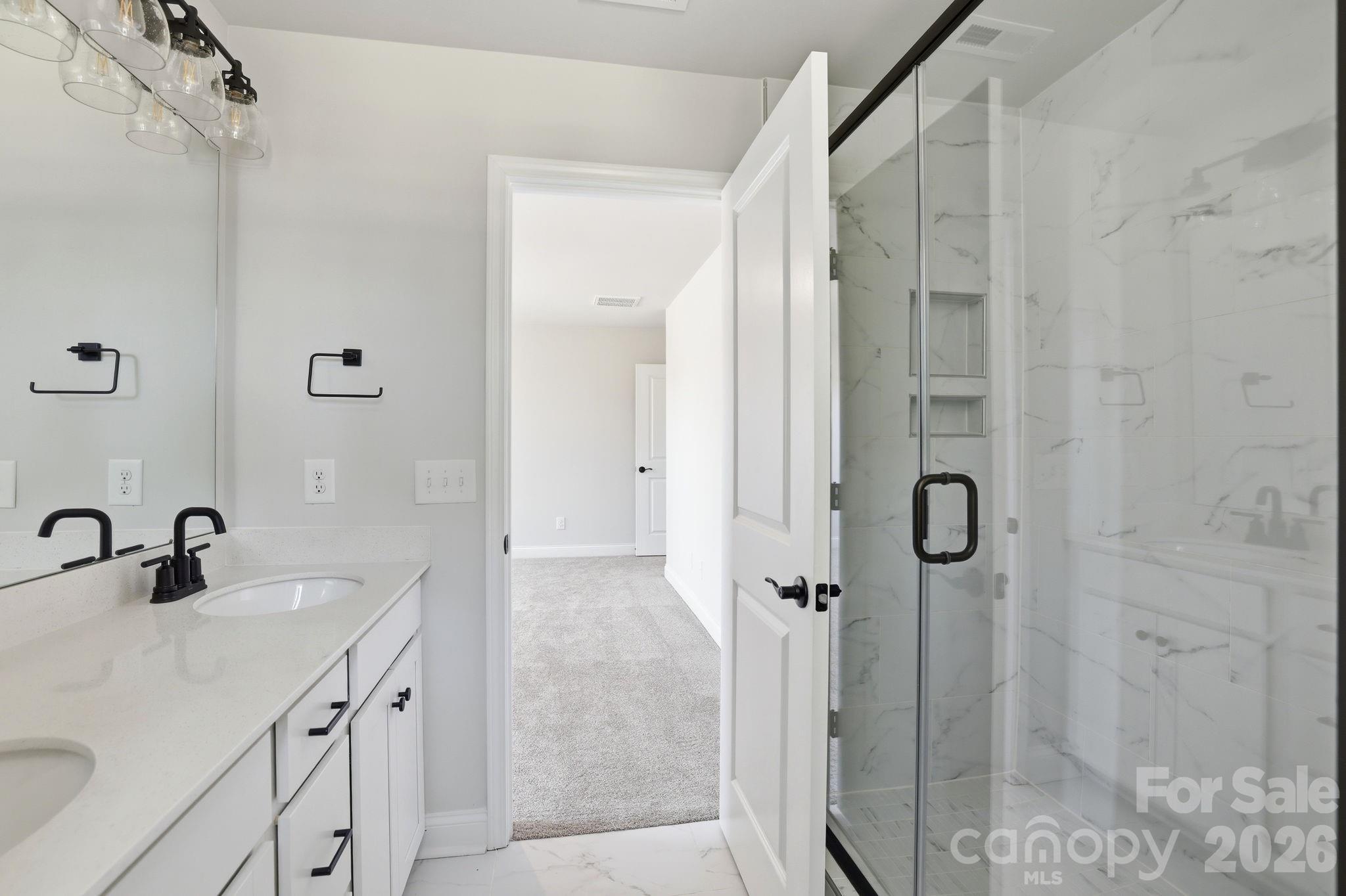 Primary bath - 4009 Grommet Court, Matthews