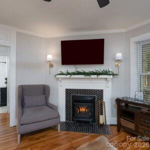 Electric Fireplace - 103 Hemlock Avenue, Kannapolis