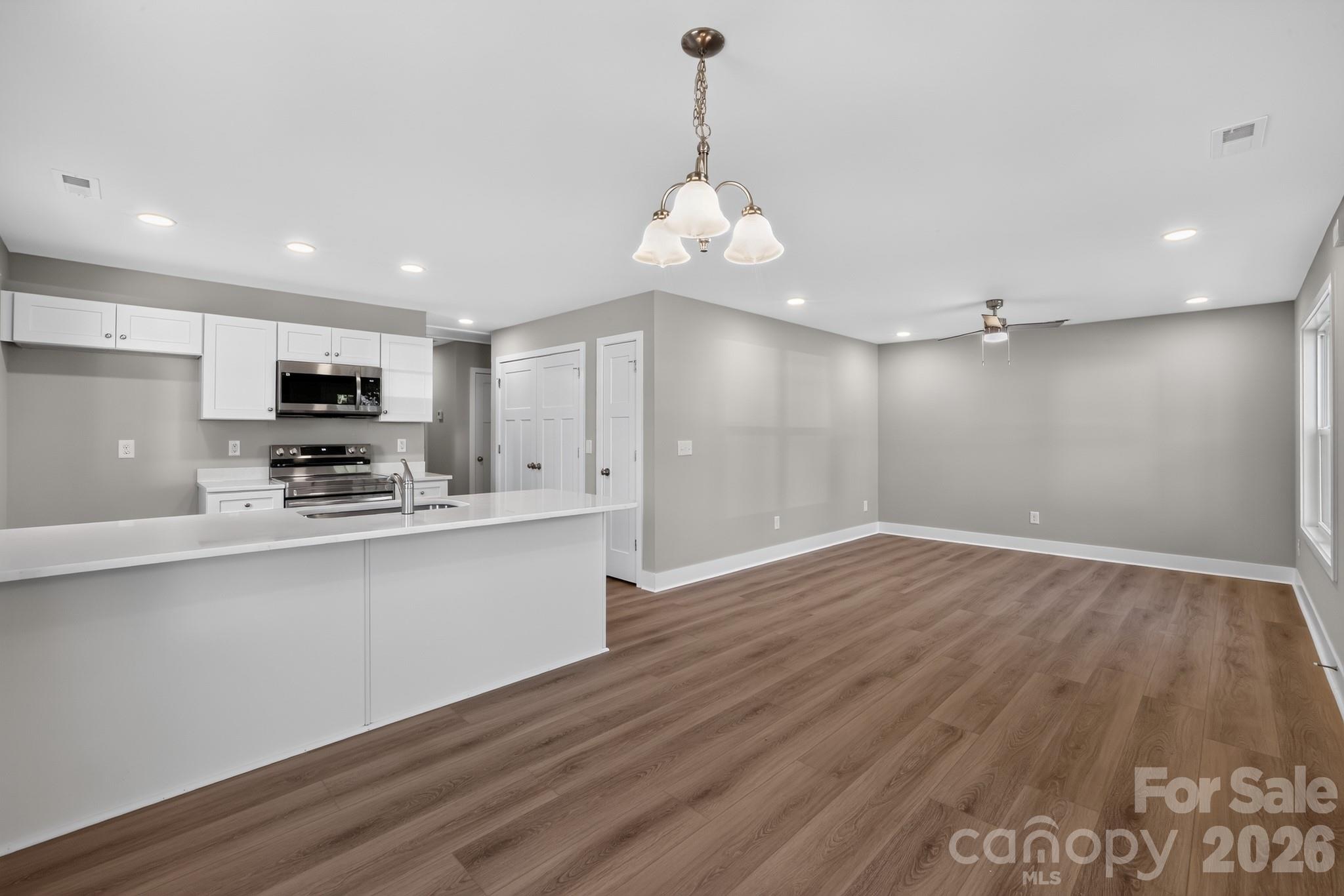Open Living Room and Kitchen - 157 Third Street E, Gaffney