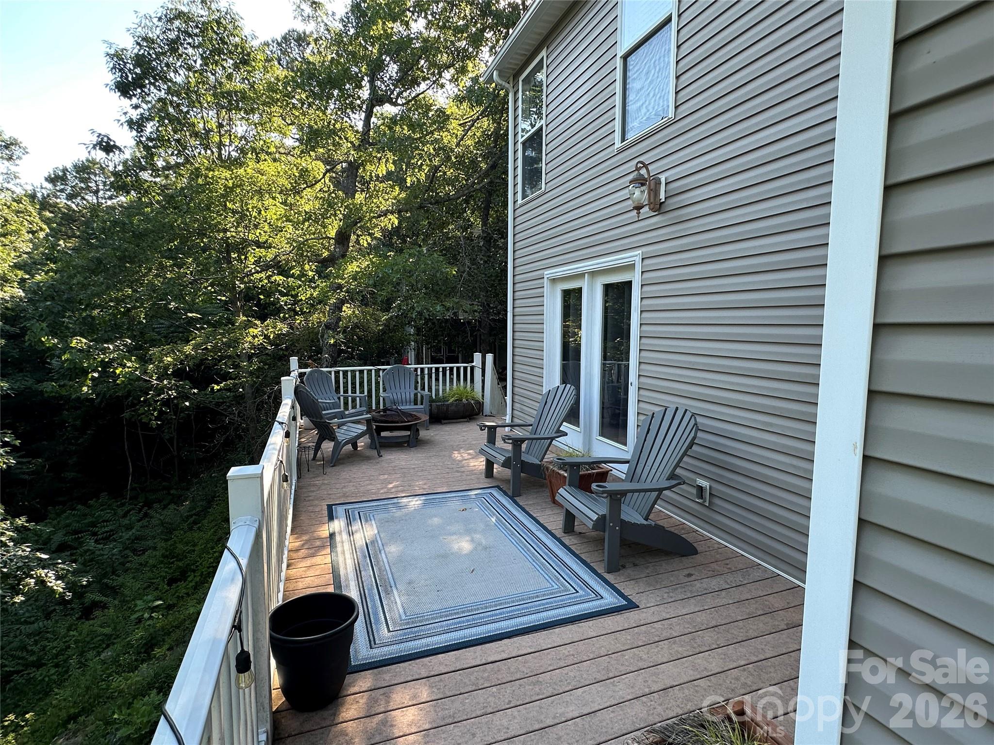 Back Deck - 1480 Pine Mountain Drive, Connelly Springs