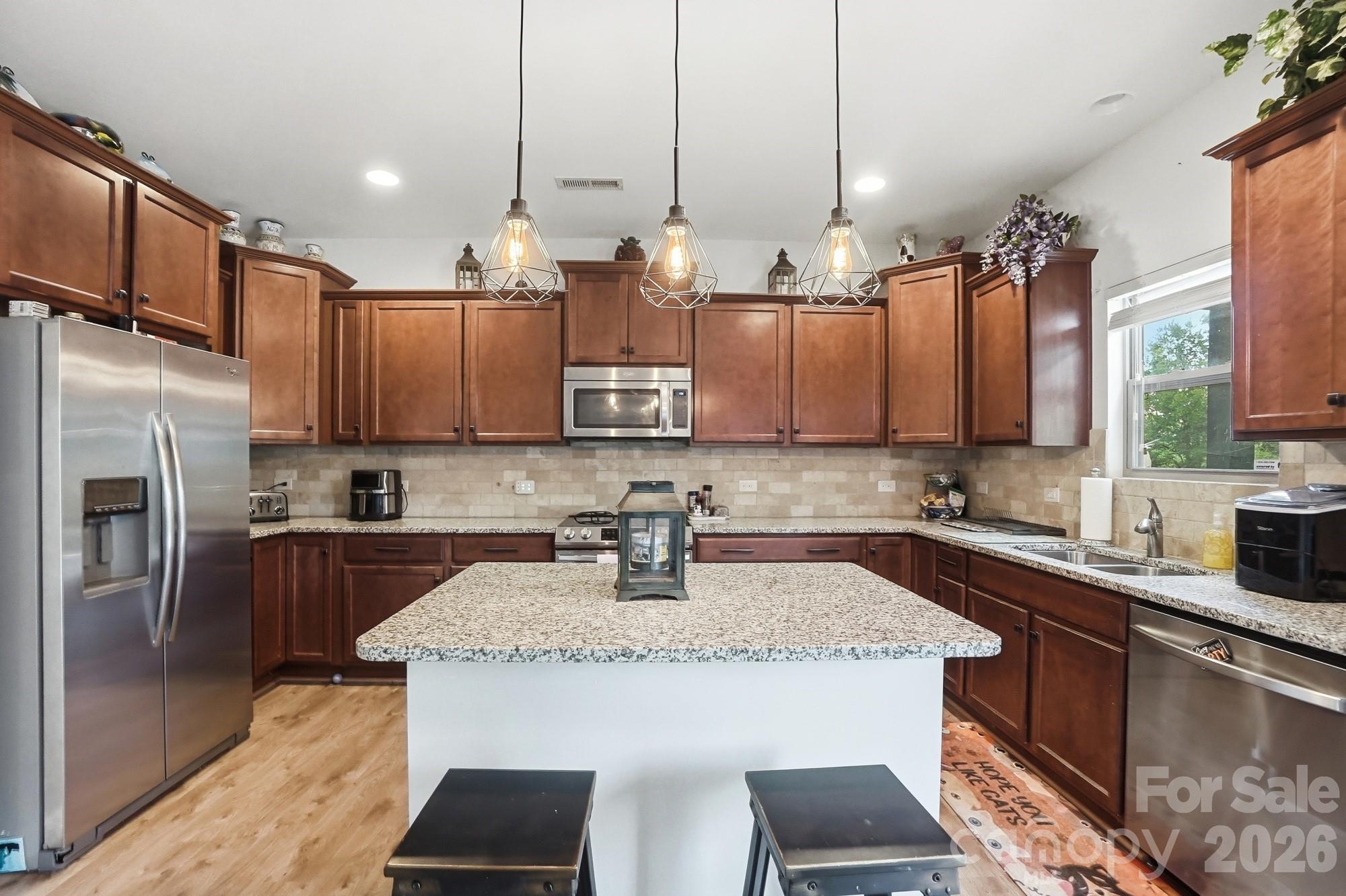 Kitchen with Granite Countertops - 1231 Tranquil Falls Lane, Matthews