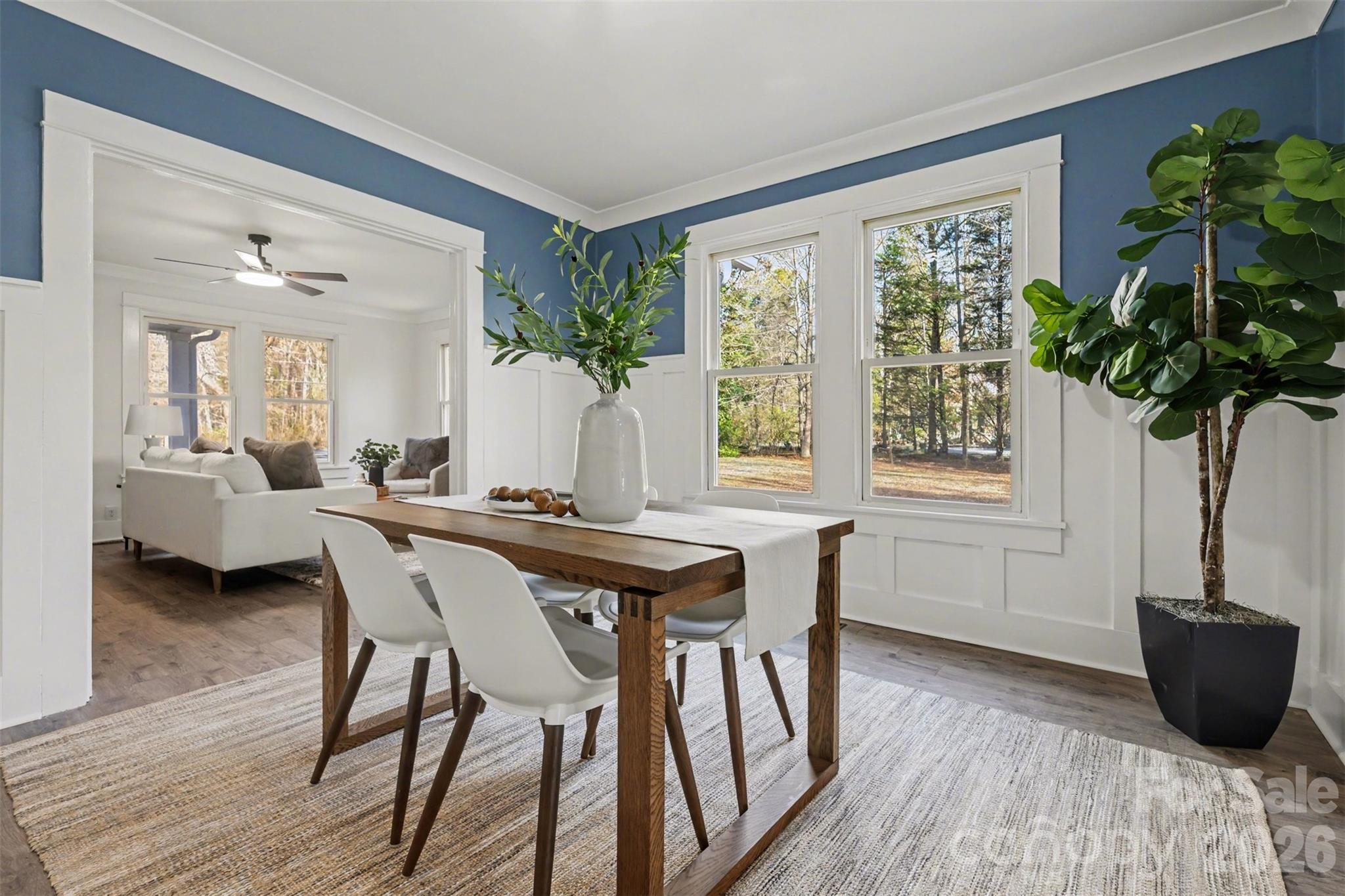 Seperate spacious dining area yet open concept feeling with living room and kitchen access..have a large hutch? No space problem here - 622 Neelys Creek Road, Rock Hill