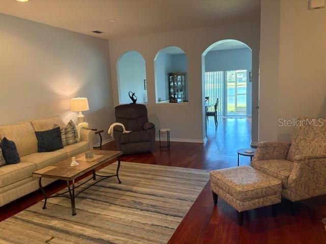 Living Room dining combo - 3662 PARKRIDGE CIR #28-102, SARASOTA