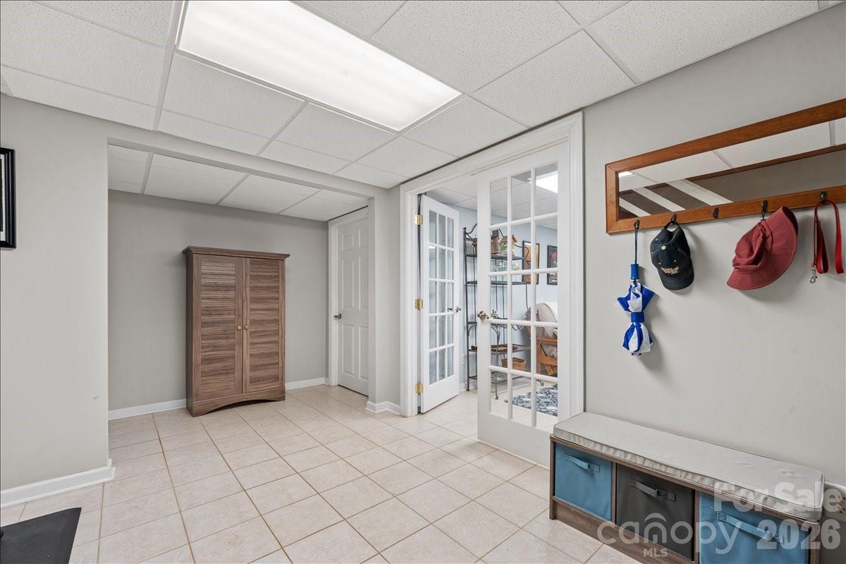 View from the entrance into the downstairs living space. - 104 Balsam Circle, Troy