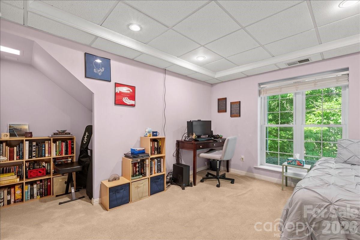 Another view of the downstairs flex space. - 104 Balsam Circle, Troy