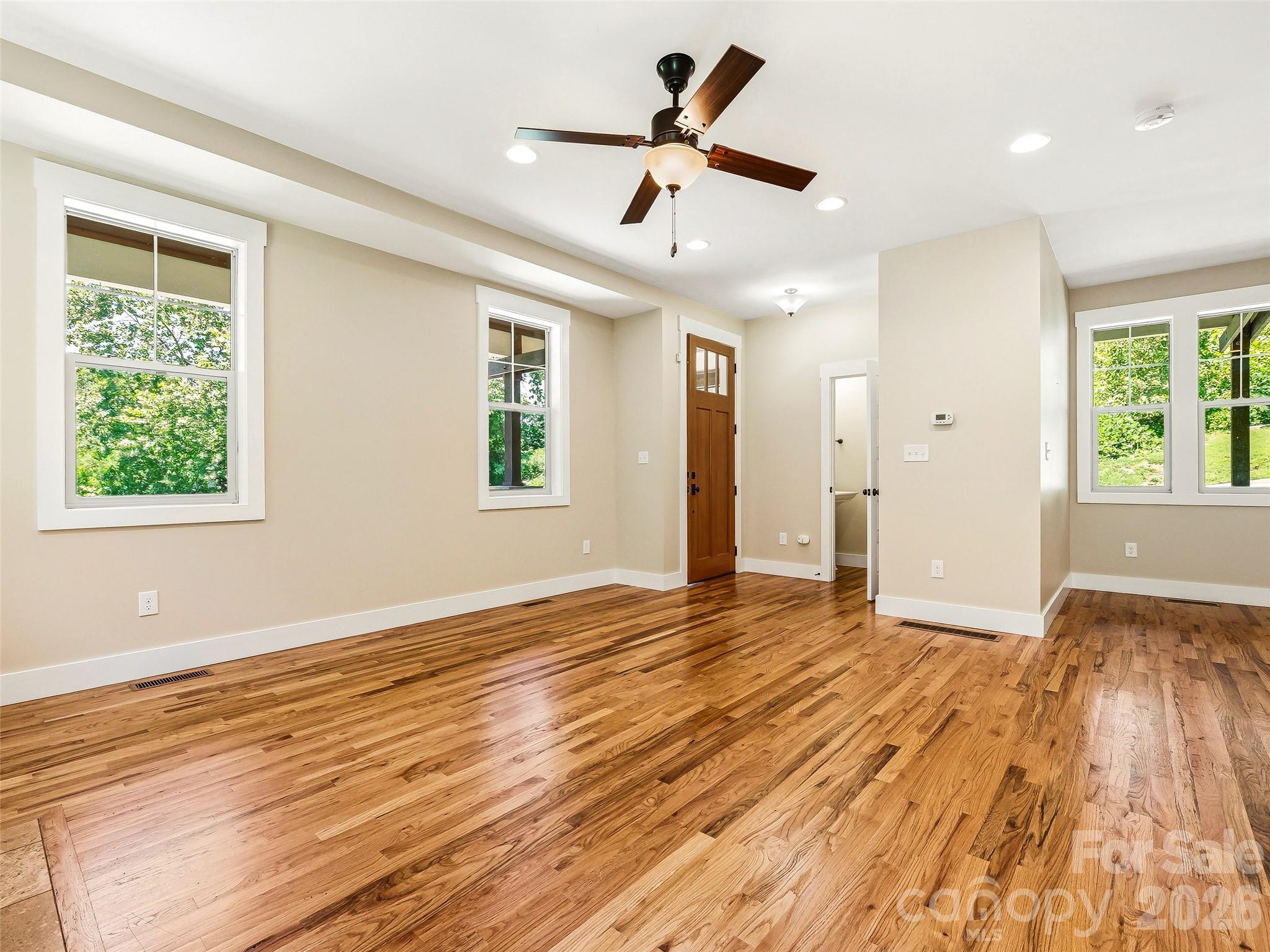 Entryway and half bath. - 25 Shady Park Lane, Asheville