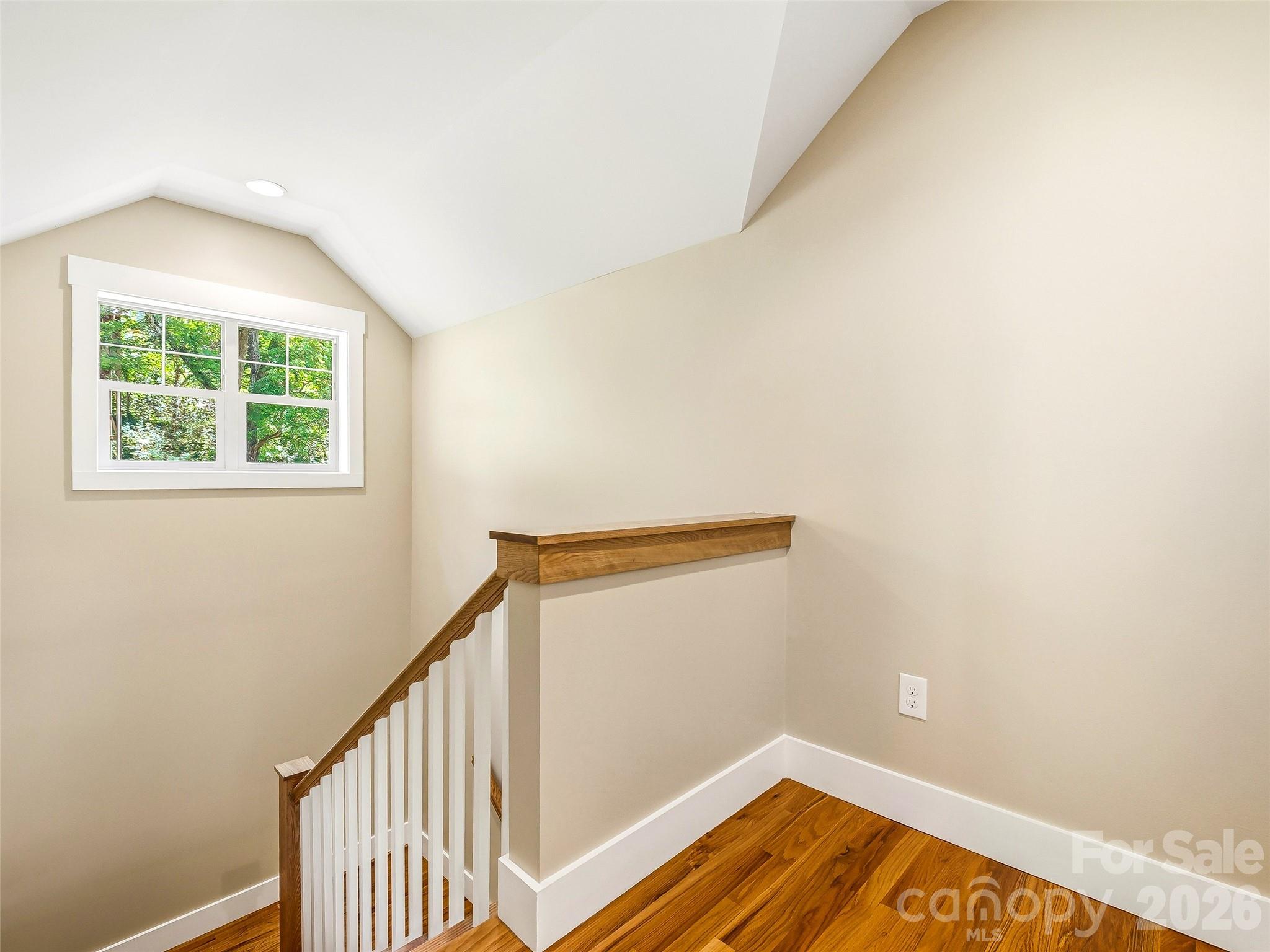 Light and bright third-level landing. - 25 Shady Park Lane, Asheville
