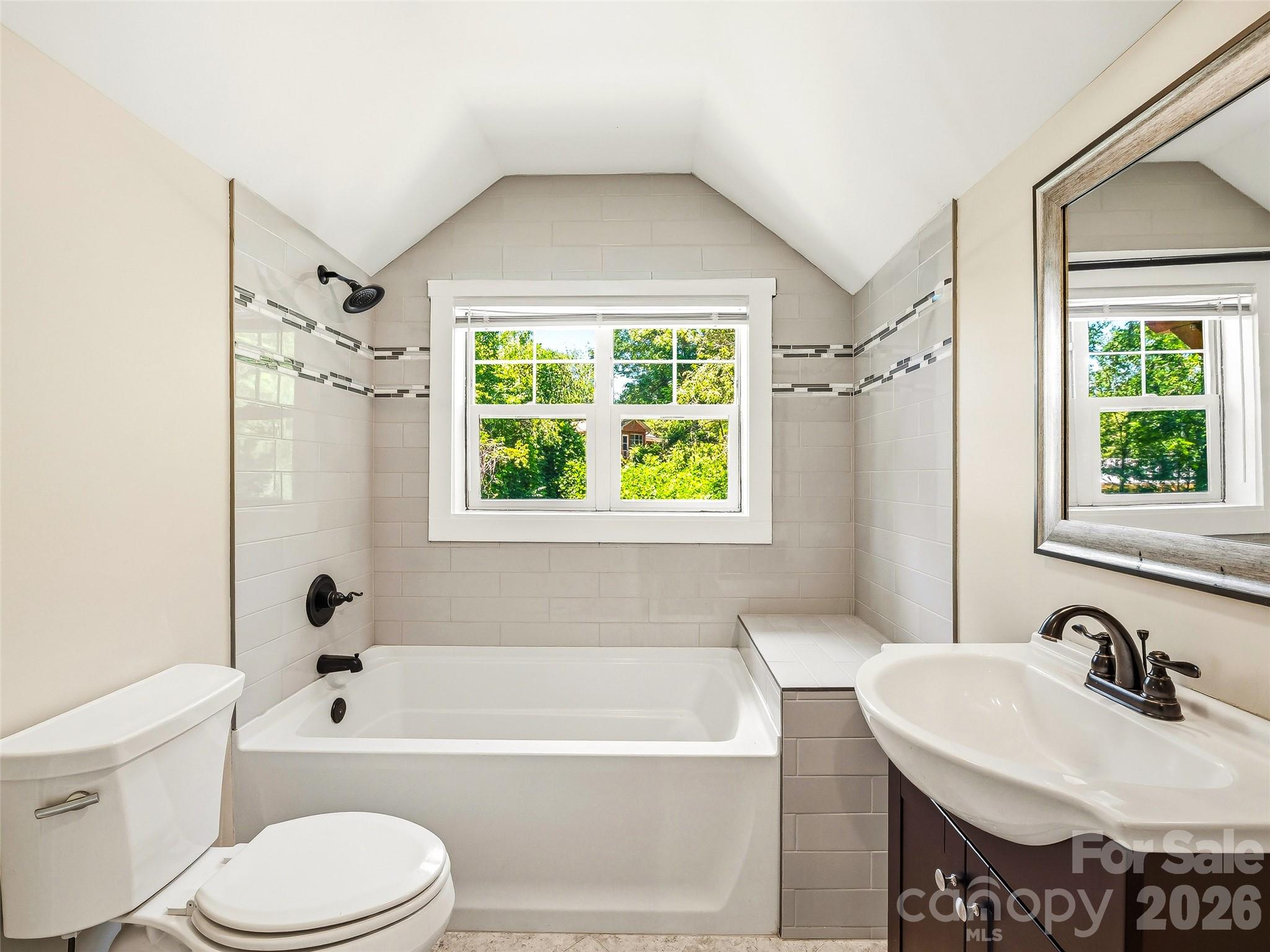 Third level full bath. - 25 Shady Park Lane, Asheville