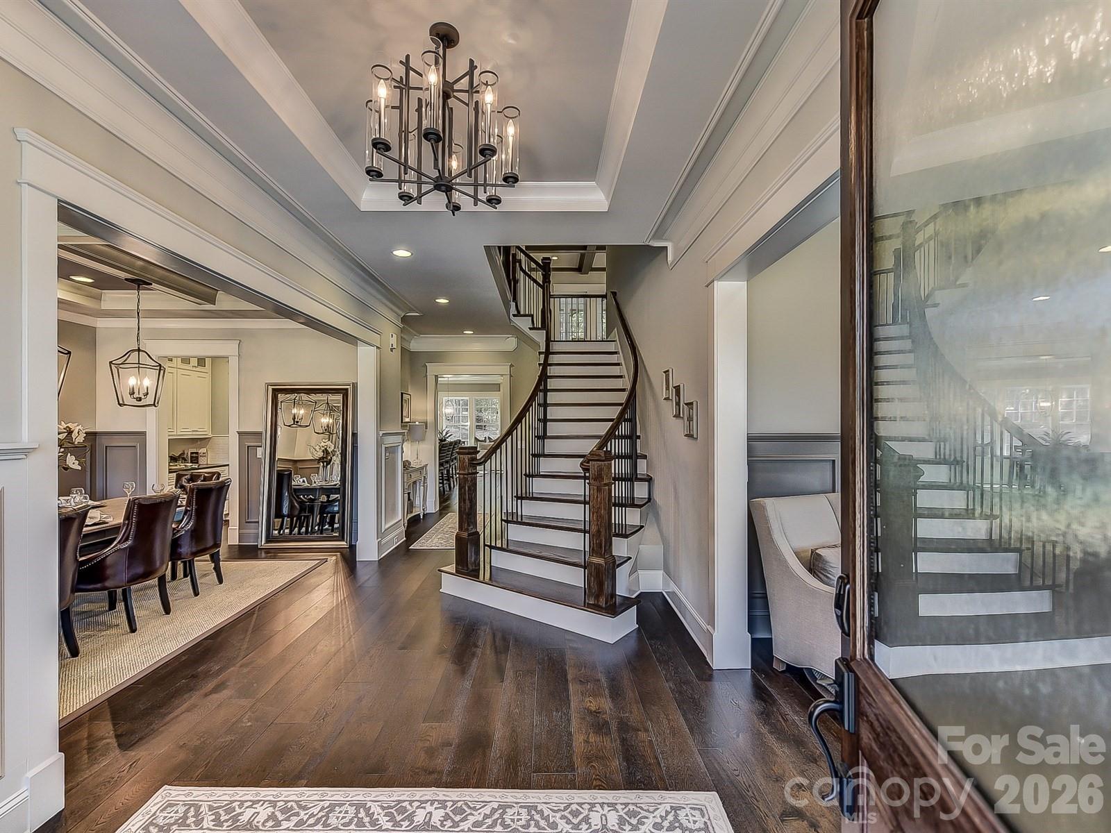 Representative Photo Welcome to Summerfield! Formal Entry with gorgeous curved staircase - 752 Lynderhill Lane, Matthews