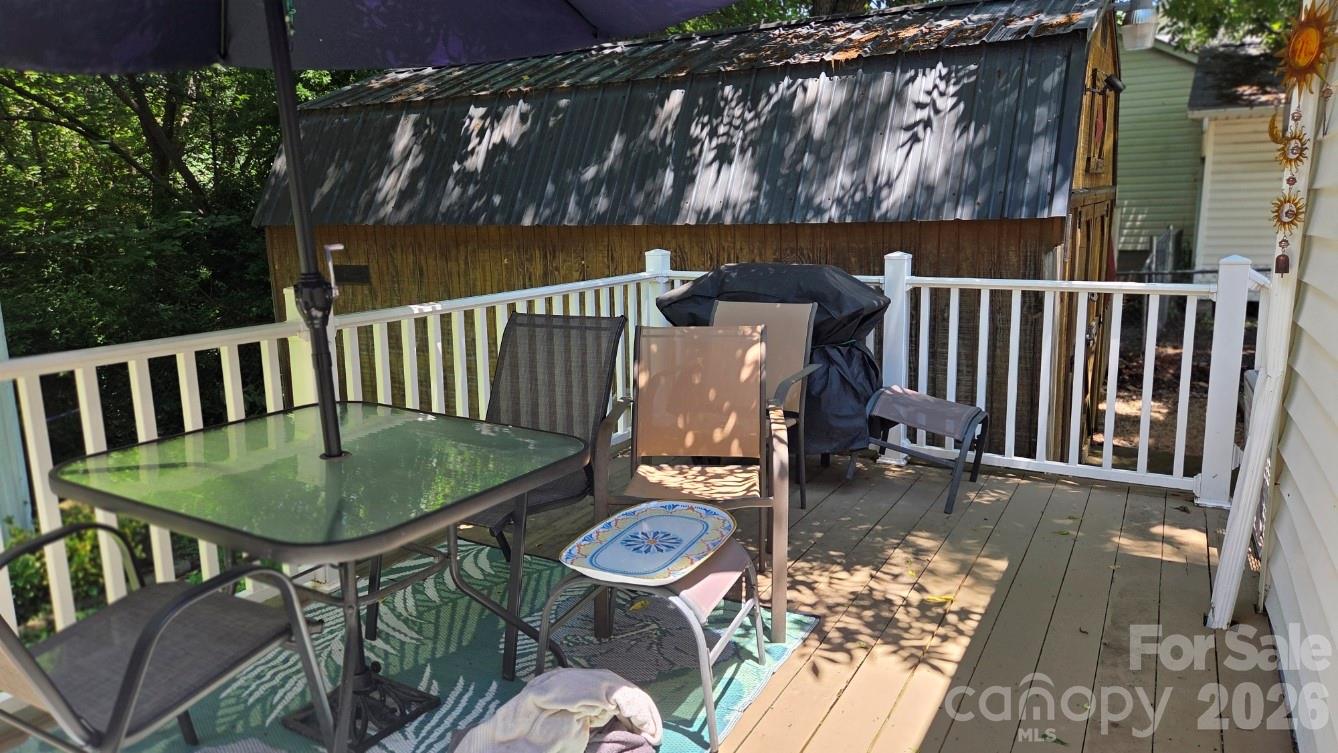 back deck - 809 Alexander Street, Lincolnton