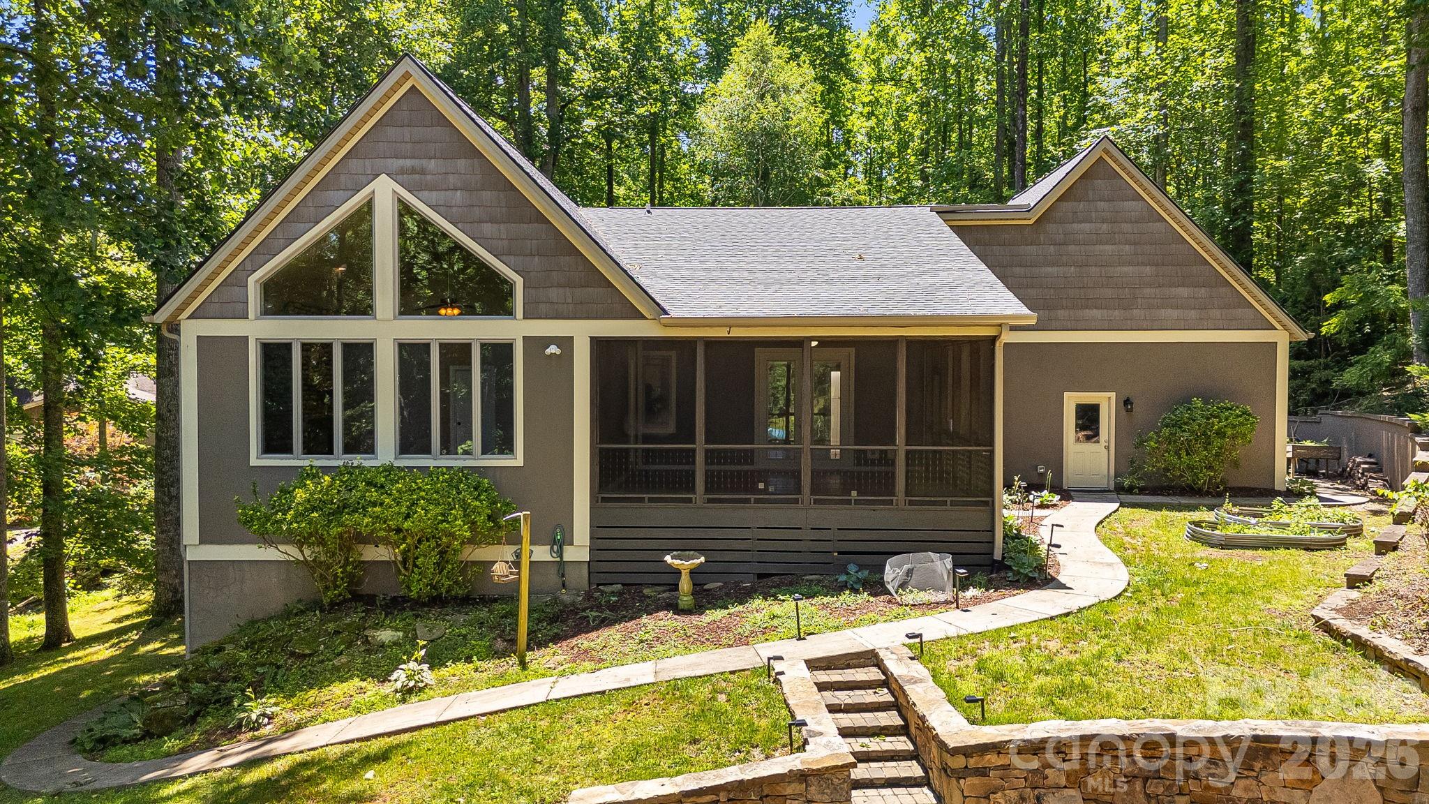 Rear view daytime - 67 Reeses Ridge Court, Hendersonville