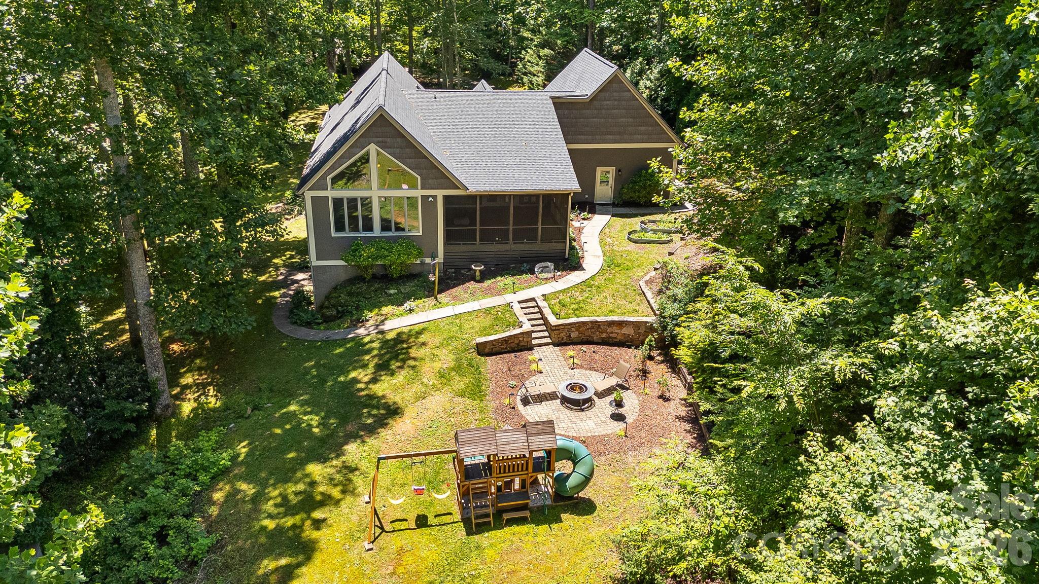 Drone view - 67 Reeses Ridge Court, Hendersonville