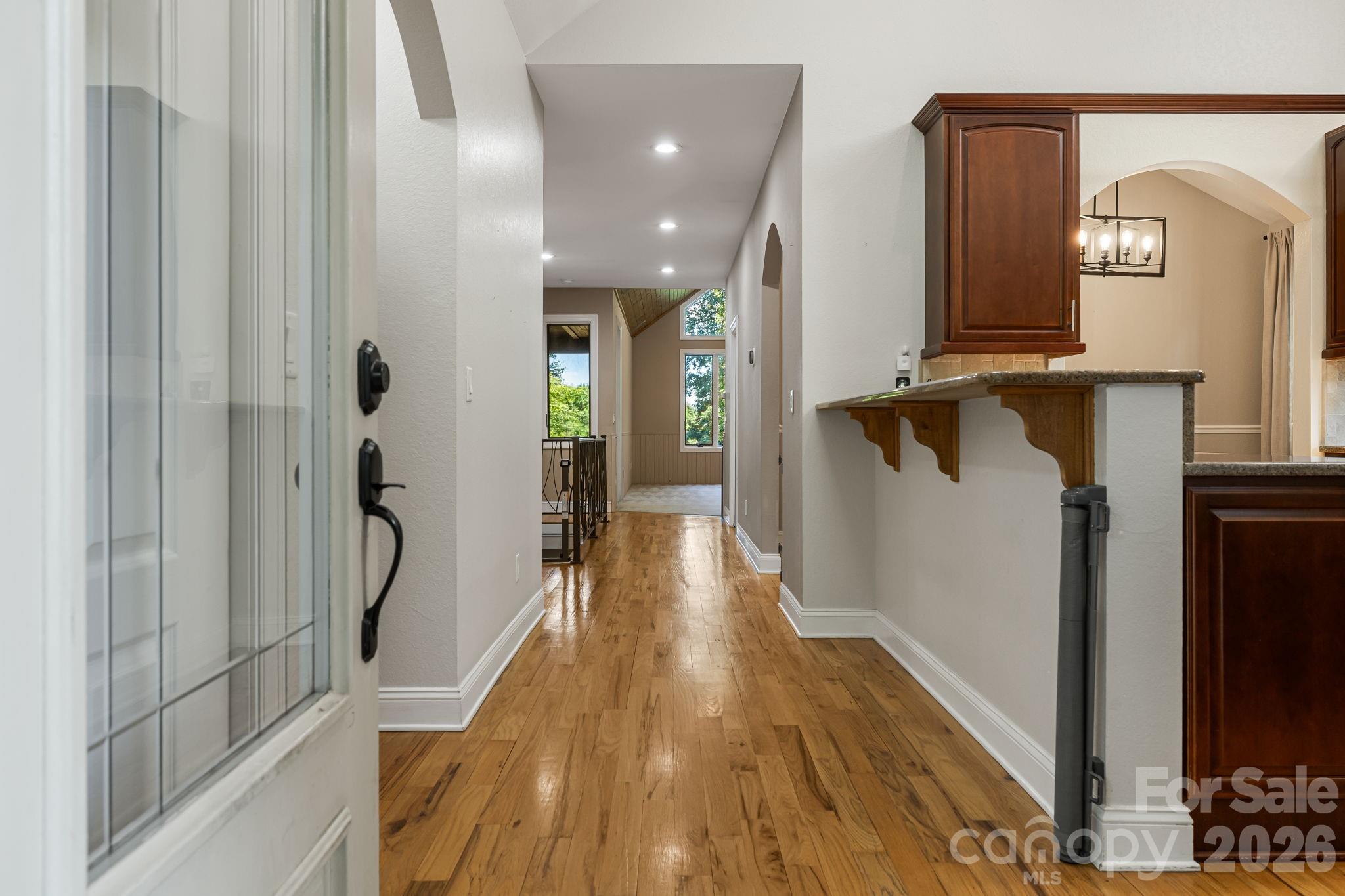 View from front door entrance - 67 Reeses Ridge Court, Hendersonville