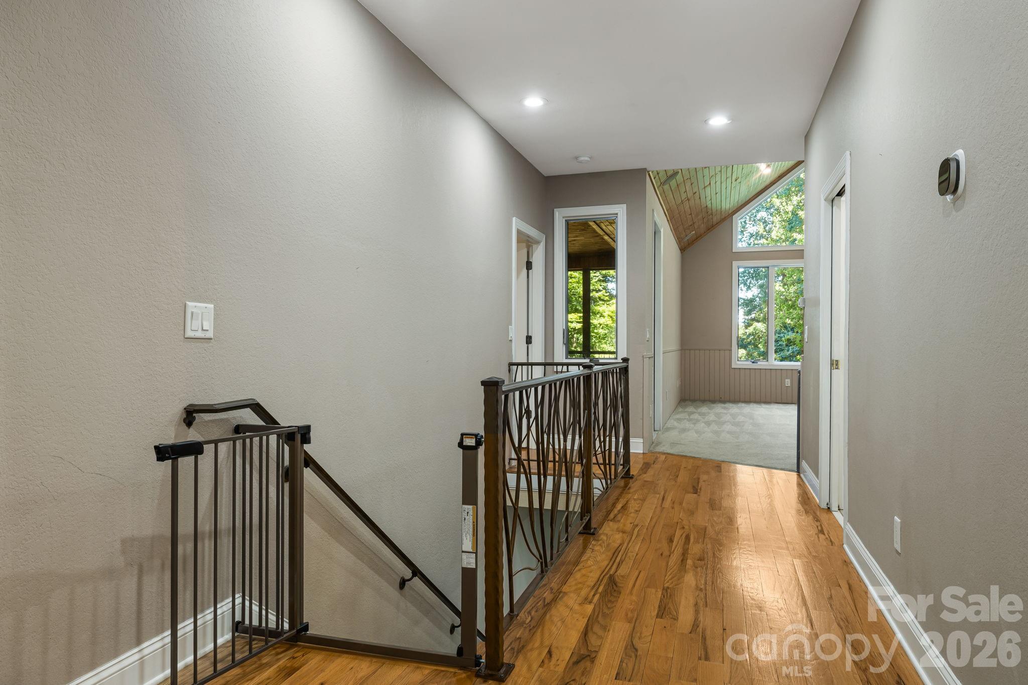 Custom stair railing - 67 Reeses Ridge Court, Hendersonville