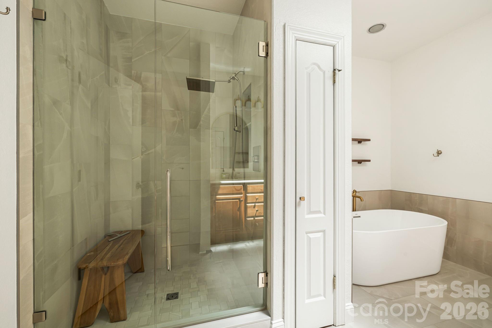 Primary Bathroom - 67 Reeses Ridge Court, Hendersonville