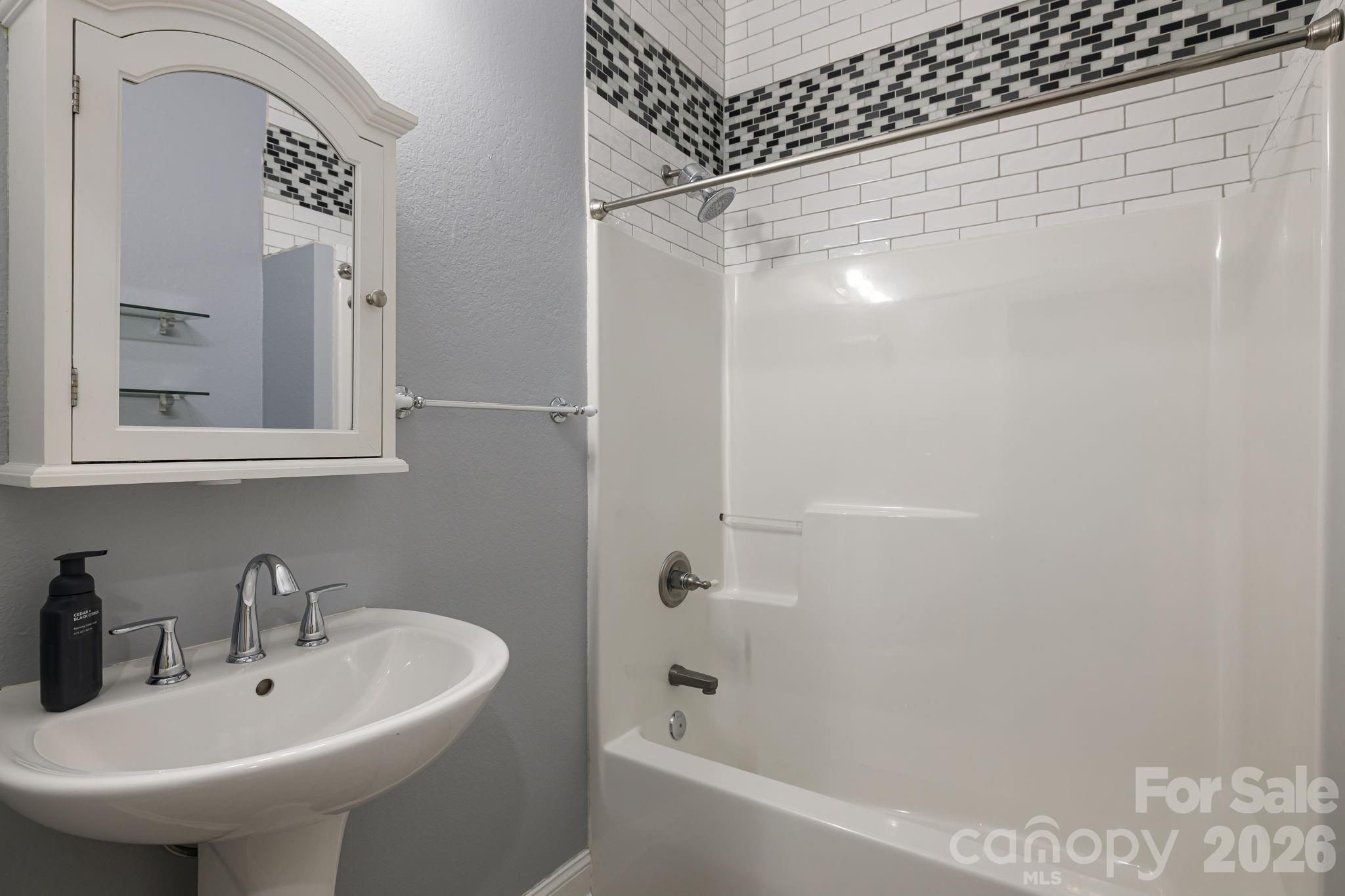 Downstairs bathroom - 67 Reeses Ridge Court, Hendersonville