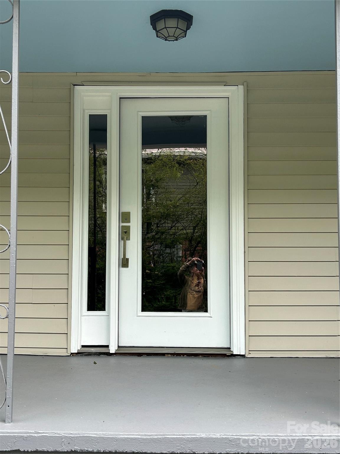 Front door to living space. - 12 Penley Avenue, Asheville