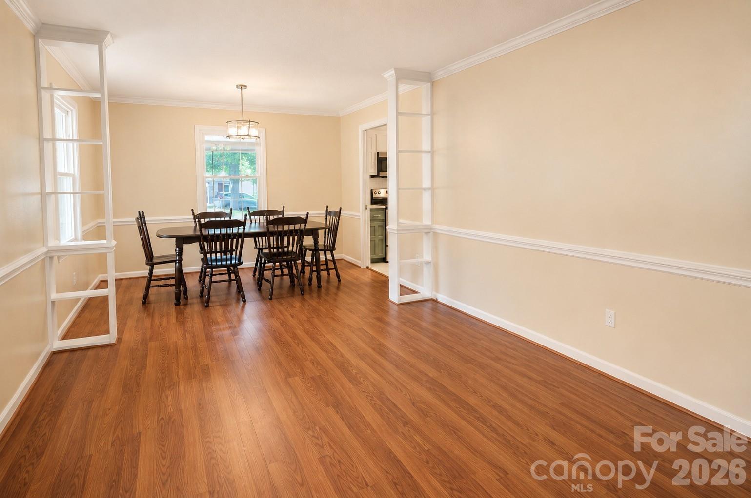 living room and dining area - 2914 Dresden Drive, Gastonia
