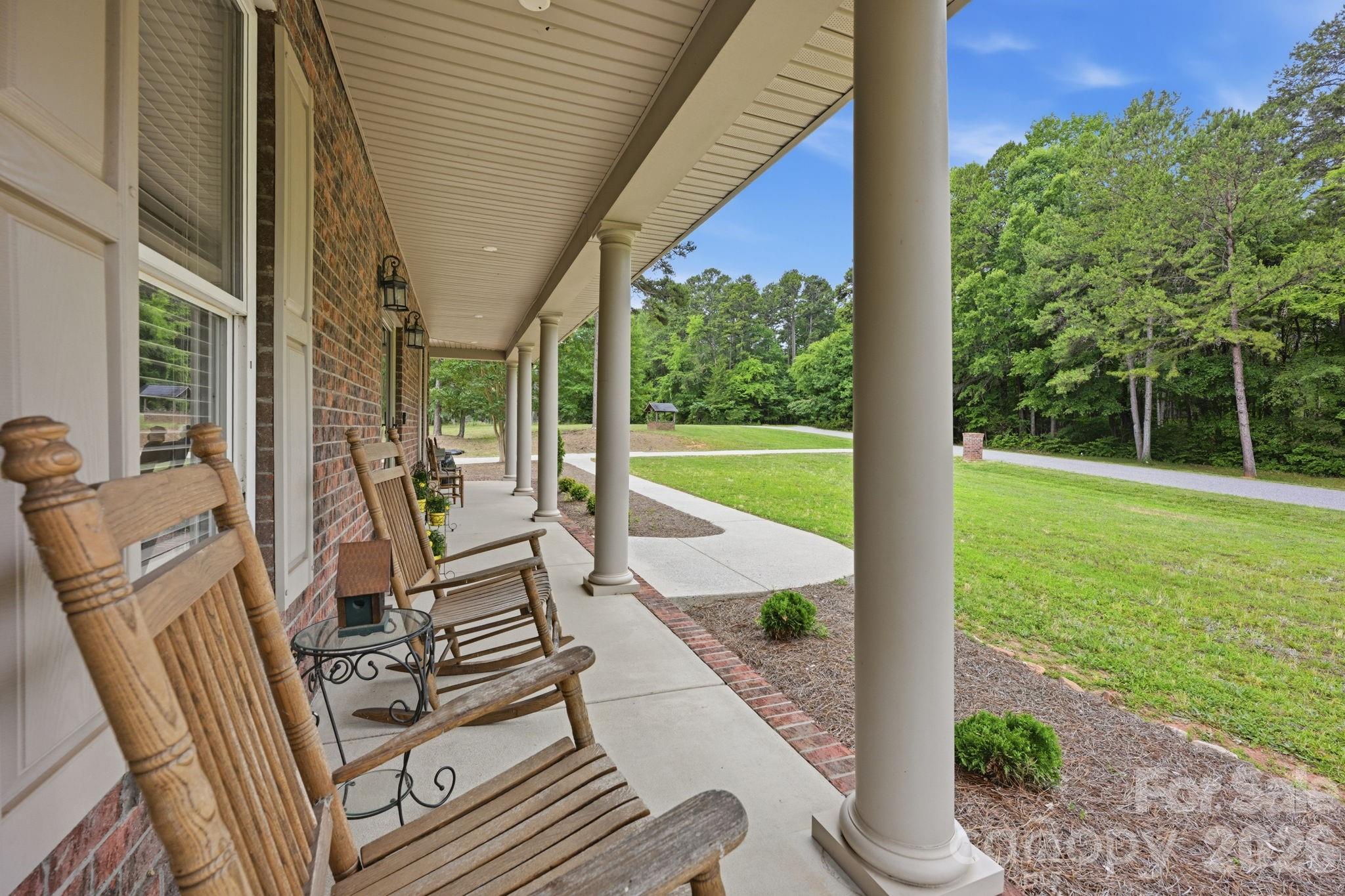 Rocking Chair Wrap-Around Front Porch - 132 Monarch Lane, Mooresville