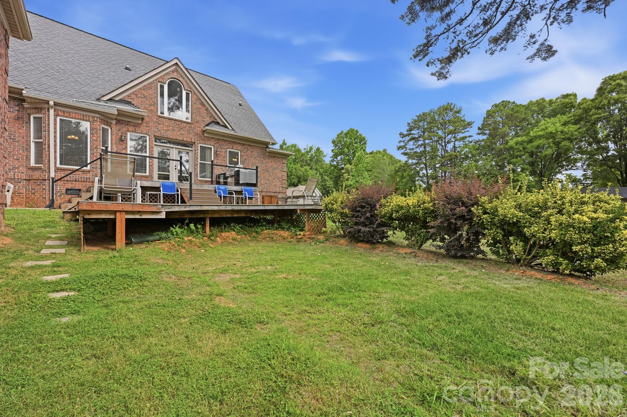 Lower Deck is Curved to Fit a Future Pool - 132 Monarch Lane, Mooresville
